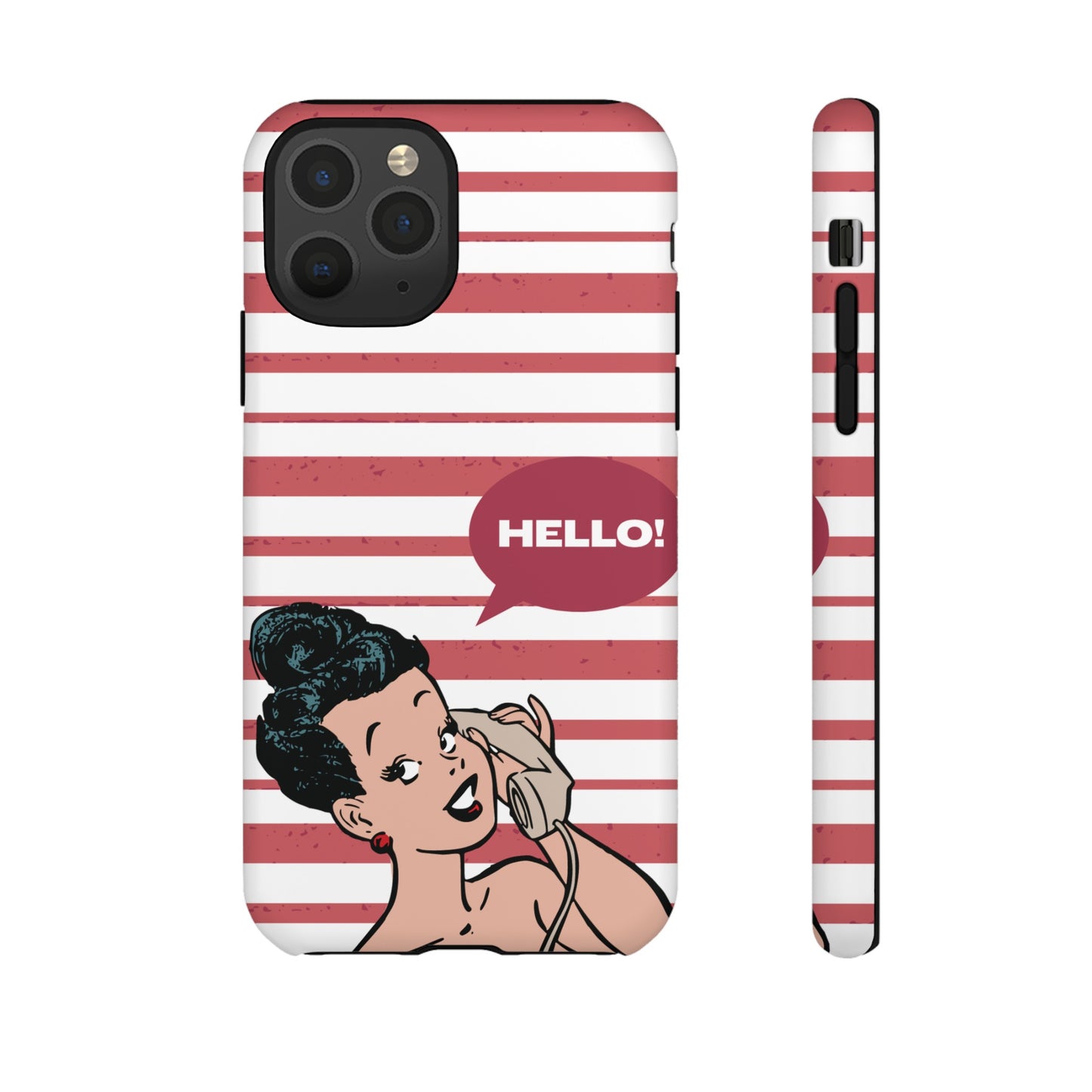 Hello! Wallpaper Phone Case | iPhone 15 Plus/ Pro, 14, 13, 12| Google Pixel 7, Pro, 5| Samsung Galaxy S23 All Major Phone Models