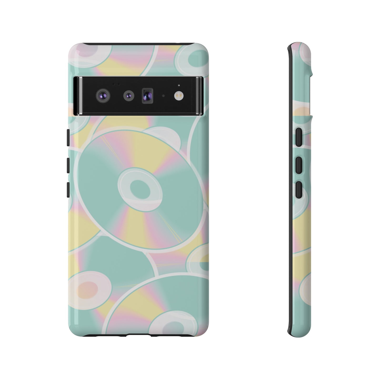 90's CD Wallpaper Phone Case | iPhone 15 Plus/ Pro, 14, 13, 12| Google Pixel 7, Pro, 5| Samsung Galaxy S23 All Major Phone Models