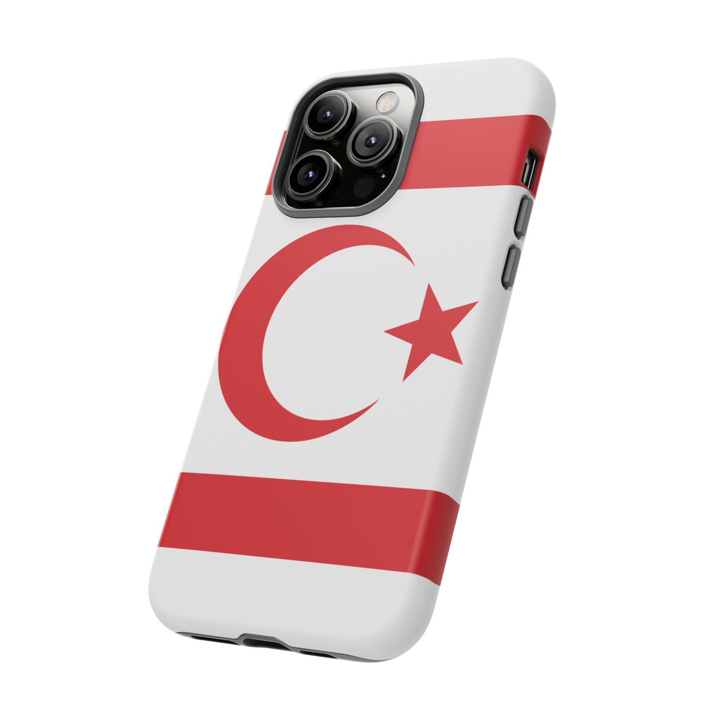 Northern Cyprus Flag Phone Case | iPhone 15 Plus/ Pro, 14, 13, 12| Google Pixel 7, Pro, 5| Samsung Galaxy S23 All Major Phone Models