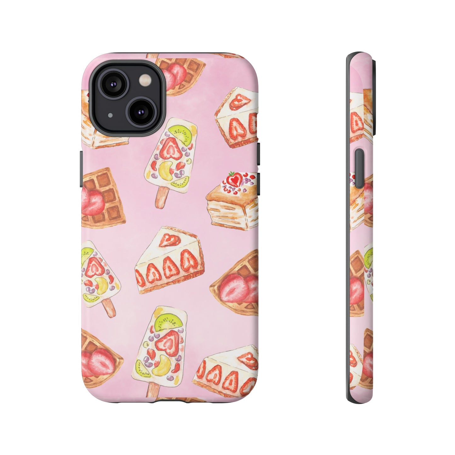 Assorted Dessert Wallpaper Phone Case | iPhone 15 Plus/ Pro, 14, 13, 12| Google Pixel 7, Pro, 5| Samsung Galaxy S23 All Major Phone Models