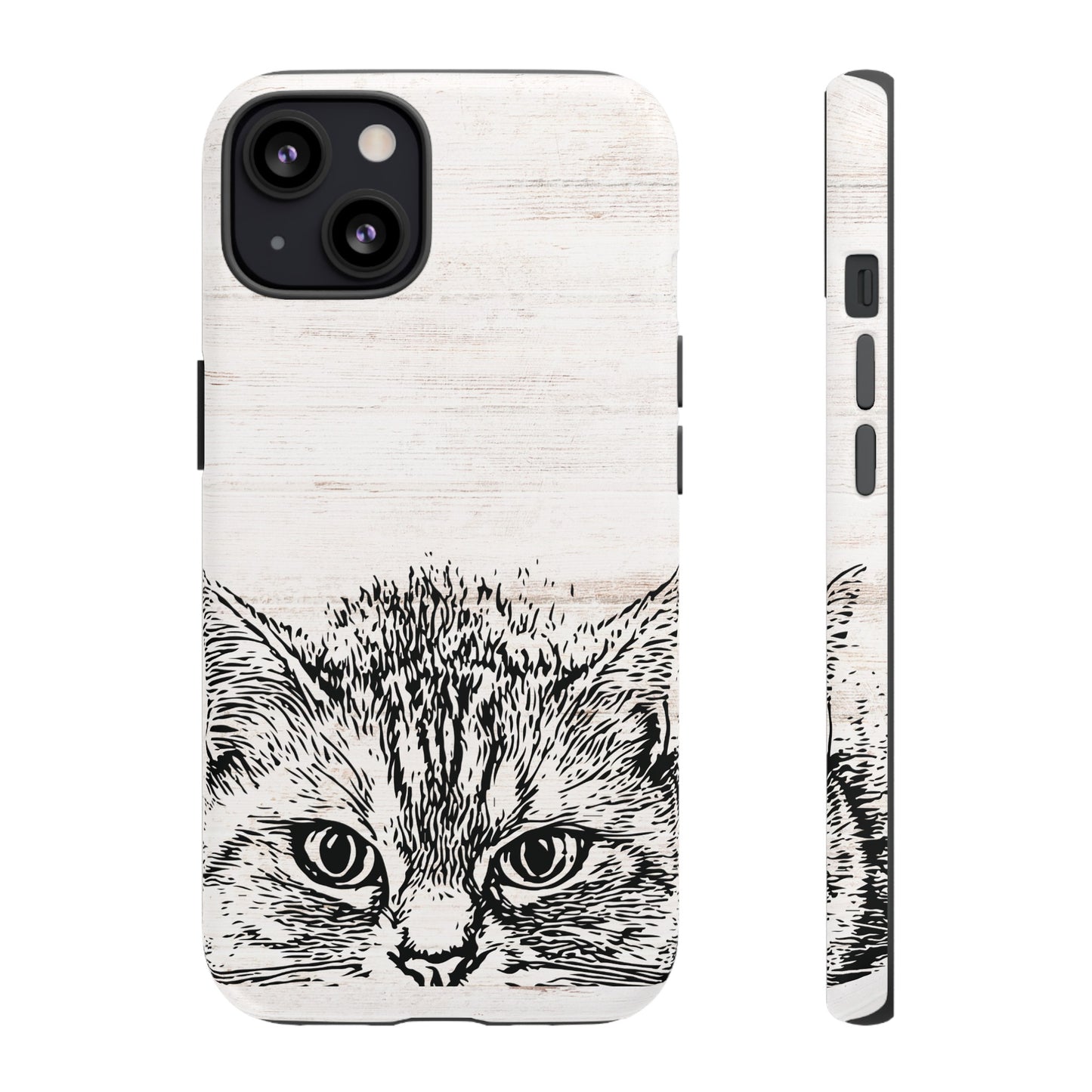 Close- Up Cat Wallpaper Phone Case | iPhone 15 Plus/ Pro, 14, 13, 12| Google Pixel 7, Pro, 5| Samsung Galaxy S23 All Major Phone Models