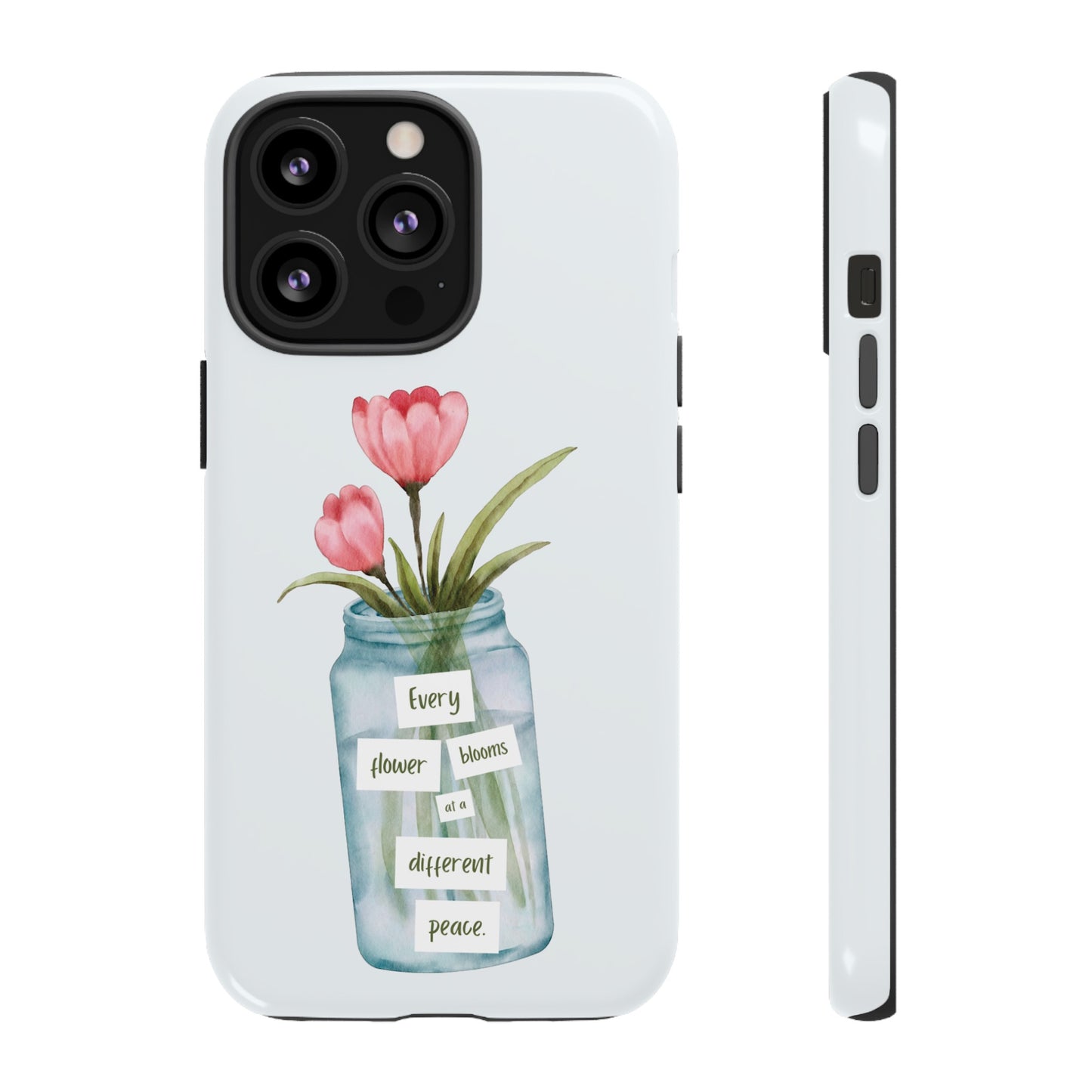 Flowers in a Jar Wallpaper Phone Case | iPhone 15 Plus/ Pro, 14, 13, 12| Google Pixel 7, Pro, 5| Samsung Galaxy S23 All Major Phone Models