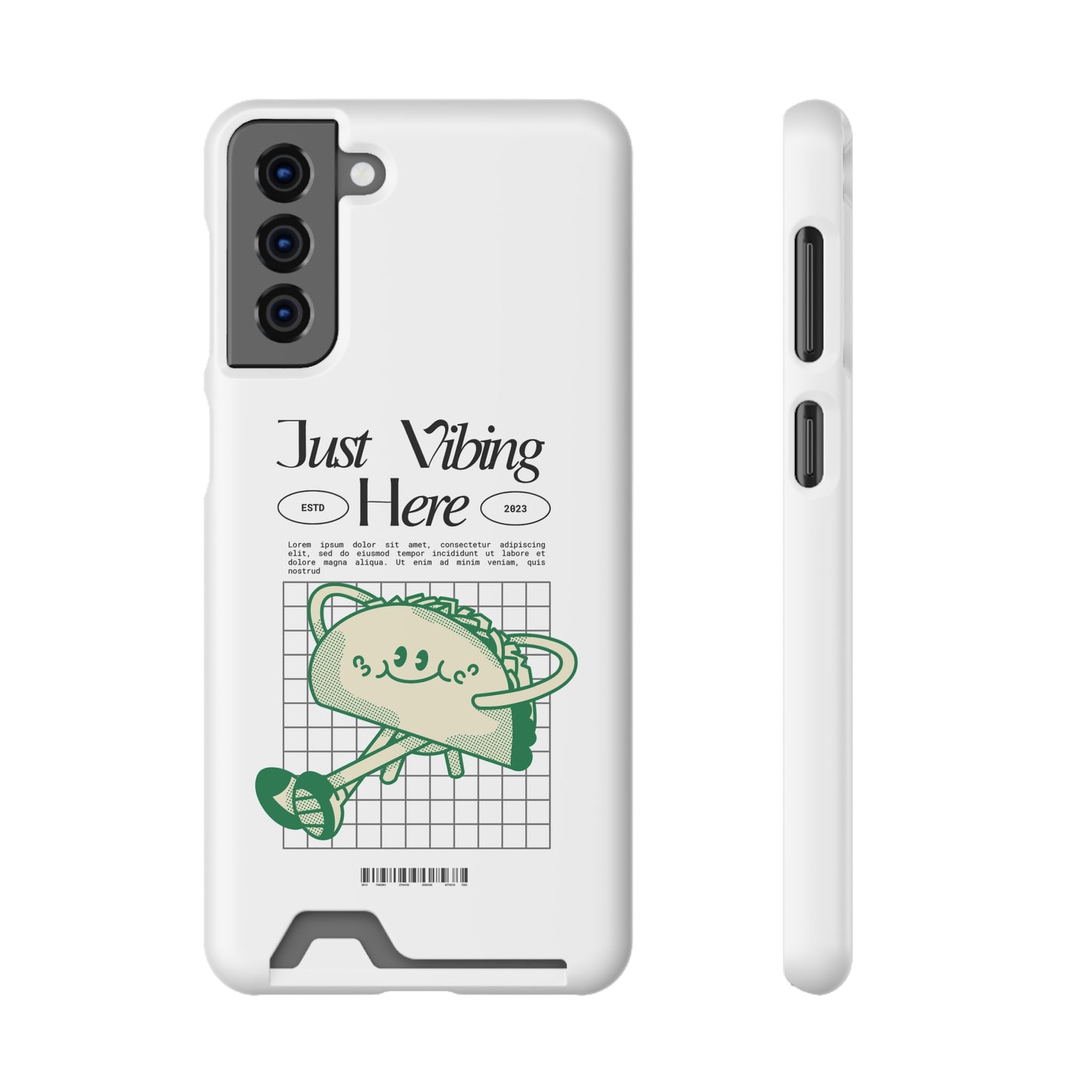 Just Vibing Here Phone Case | iPhone 15 Plus/ Pro, 14, 13, 12|Samsung Galaxy Models