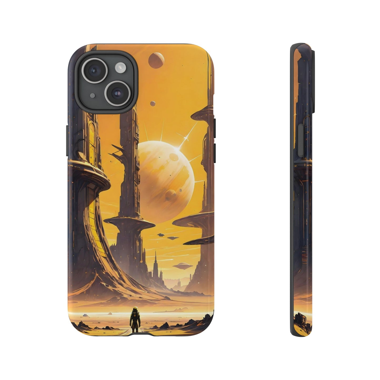 Distant Planets Sci Fi Wallpaper Phone Case | iPhone 15 Plus/ Pro, 14, 13, 12| Google Pixel 7, Pro, 5| Samsung Galaxy S23 All Major Phone Models