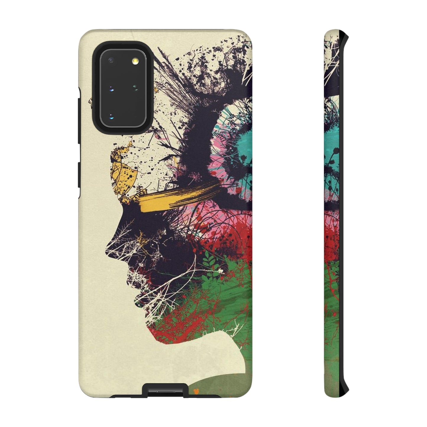 Woman’s Face Painting Wallpaper Phone Case |iPhone 15 Plus/ Pro,14, 13, 12| Google Pixel 7, Pro, 5|Samsung Galaxy S23 All Major Phone Models