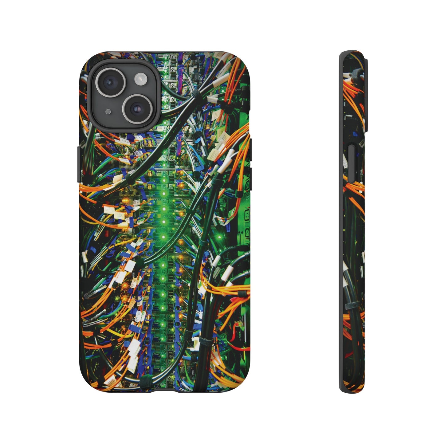 Green Computer Circuitboard Wallpaper Phone Case | iPhone 15 Plus/ Pro, 14, 13, 12| Google Pixel 7, Pro, 5| Samsung Galaxy S23 All Major Phone Models