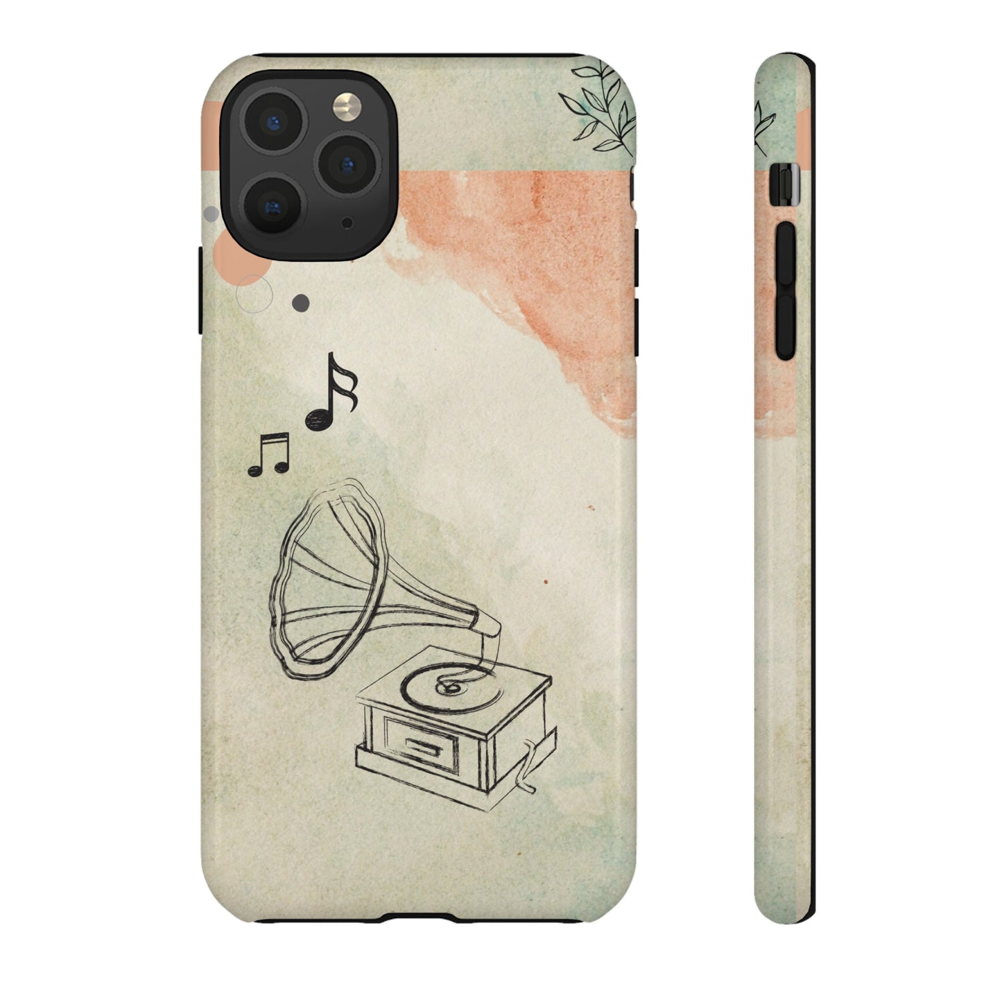 Record Player Wallpaper Phone Case | iPhone 15 Plus/ Pro, 14, 13, 12| Google Pixel 7, Pro, 5| Samsung Galaxy S23 All Major Phone Models