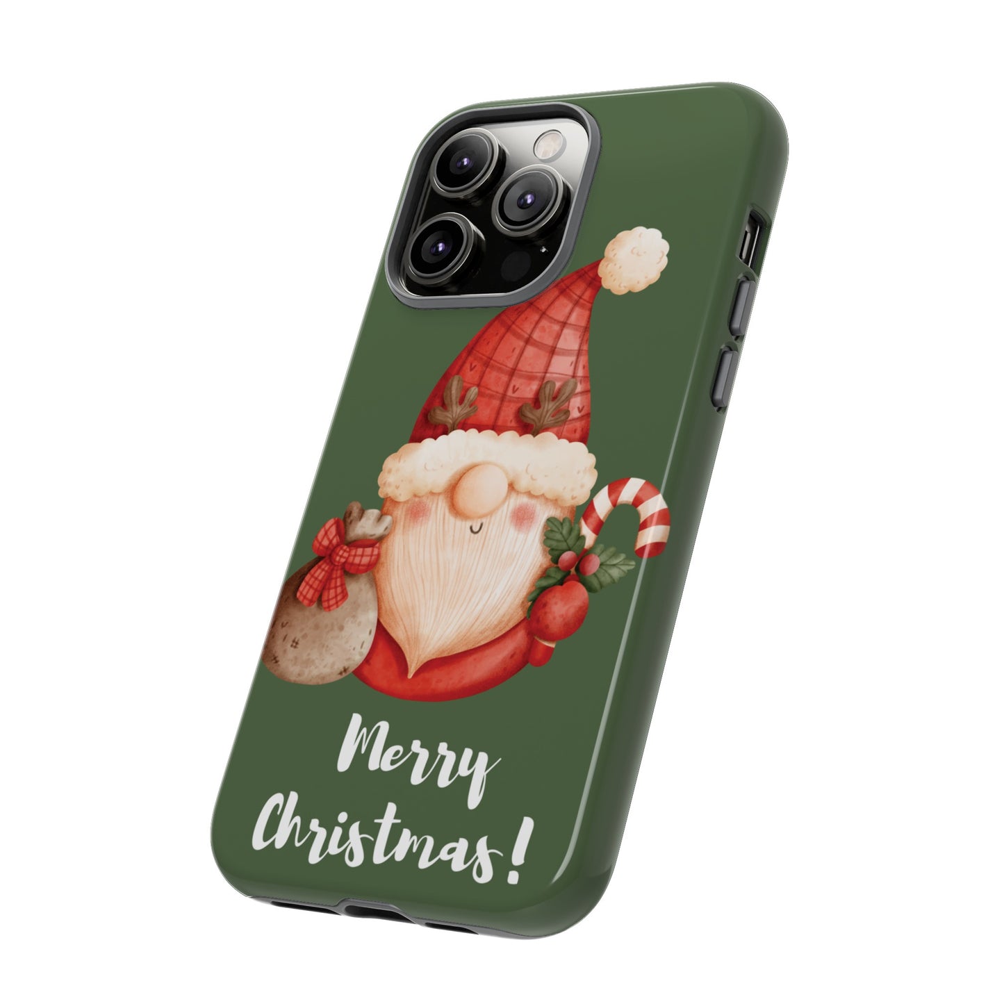 Cute Merry Christmas Wallpaper Phone Case | iPhone 15 Plus/ Pro, 14, 13, 12| Google Pixel 7, Pro, 5| Samsung Galaxy S23 All Major Phone Models