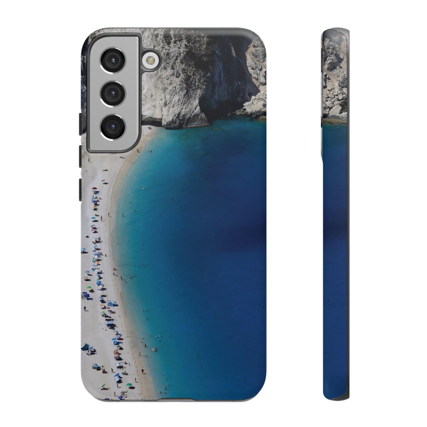 Blue Beach Wallpaper Phone Case | iPhone 15 Plus/ Pro, 14, 13, 12| Google Pixel 7, Pro, 5| Samsung Galaxy S23 All Major Phone Models