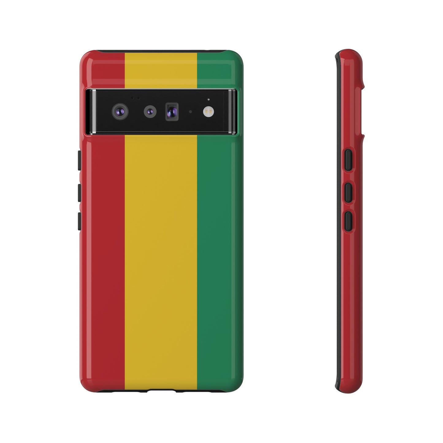 Guinea Flag Phone Case | iPhone 15 Plus/ Pro, 14, 13, 12| Google Pixel 7, Pro, 5| Samsung Galaxy S23 All Major Phone Models