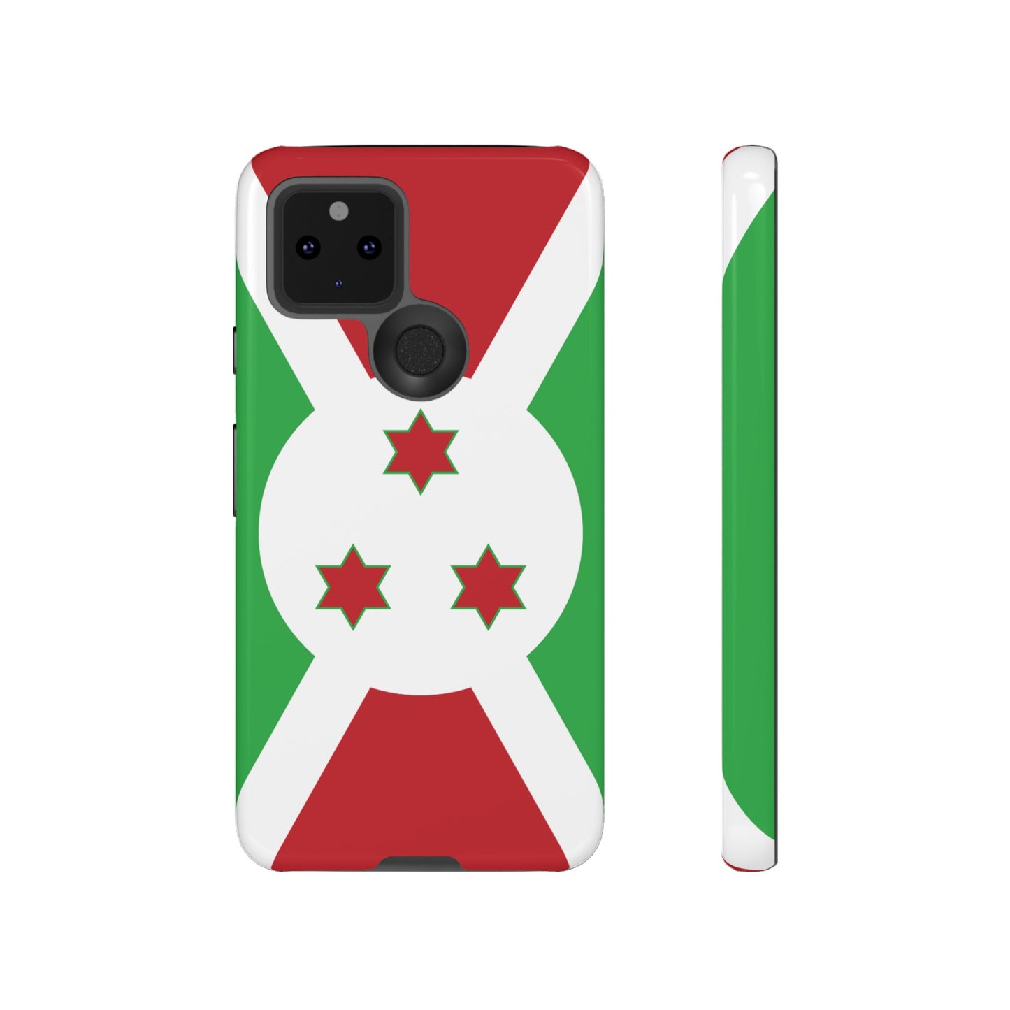 Burundi Flag Phone Case | iPhone 15 Plus/ Pro, 14, 13, 12| Google Pixel 7, Pro, 5| Samsung Galaxy S23 All Major Phone Models