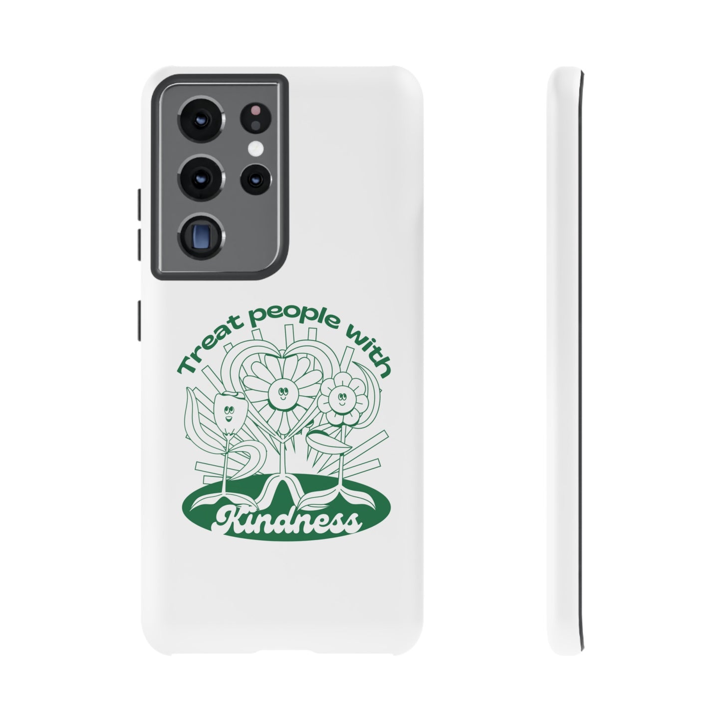 Treat People With Kindness Phone Case | iPhone 15 Plus/ Pro, 14, 13, 12| Google Pixel 7, Pro, 5| Samsung Galaxy S23 All Major Phone Models