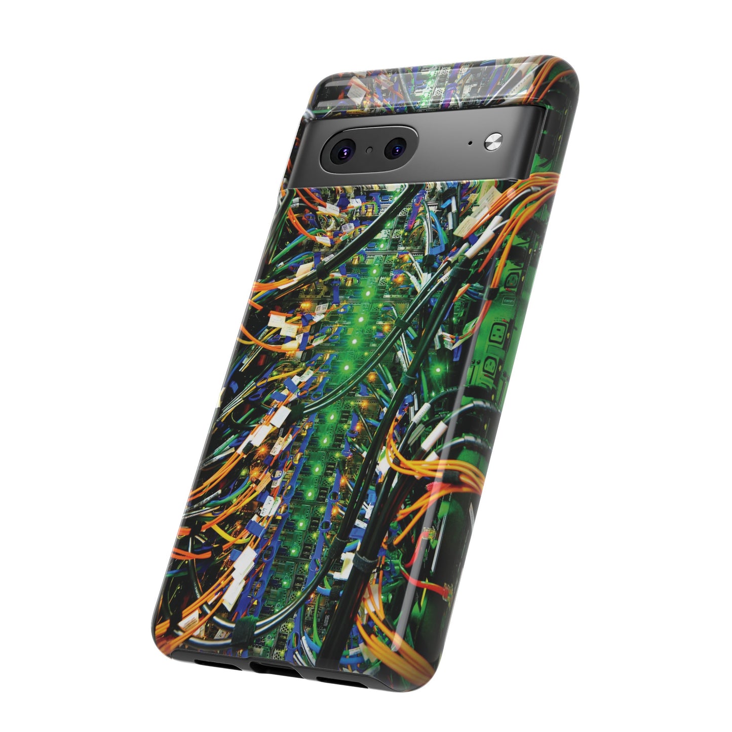 Green Computer Circuitboard Wallpaper Phone Case | iPhone 15 Plus/ Pro, 14, 13, 12| Google Pixel 7, Pro, 5| Samsung Galaxy S23 All Major Phone Models