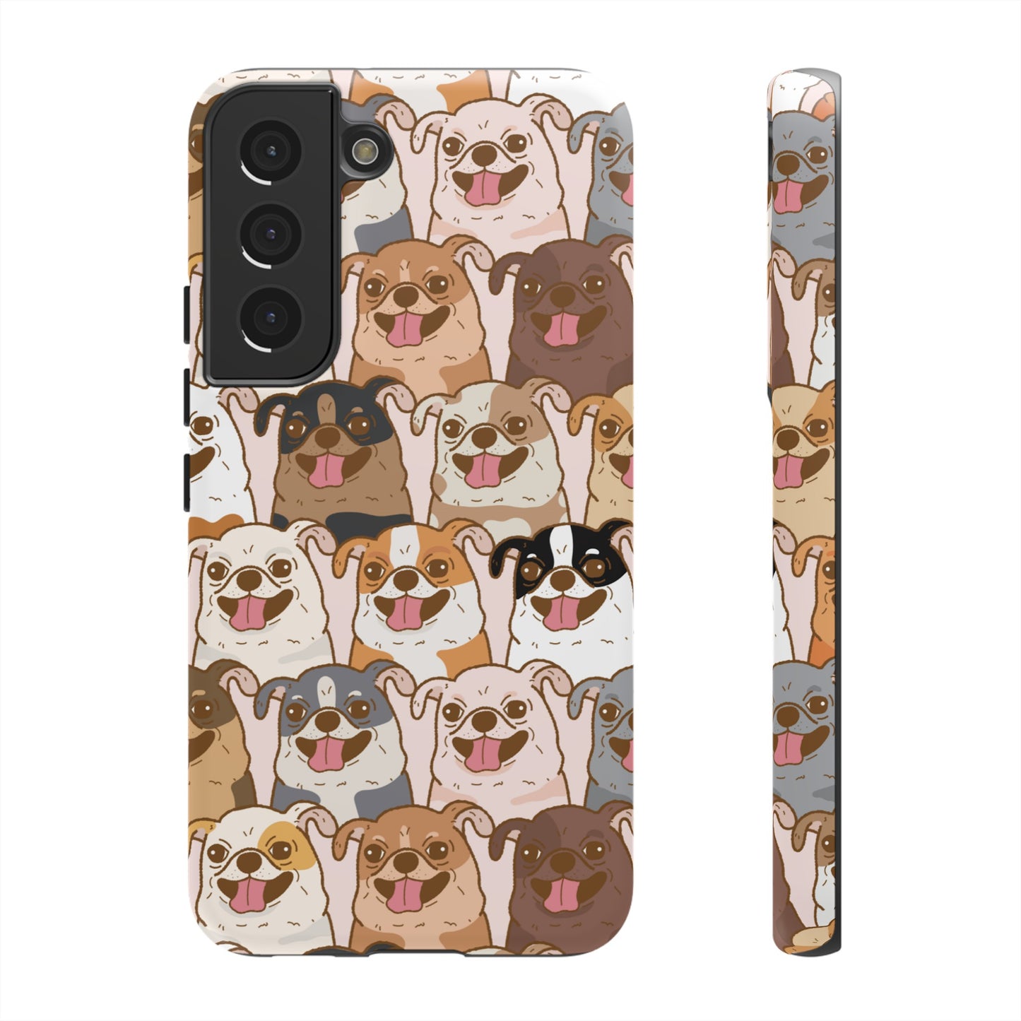 Dog Line Up Phone Case | iPhone 15 Plus/ Pro, 14, 13, 12| Google Pixel 7, Pro, 5| Samsung Galaxy S23 All Major Phone Models