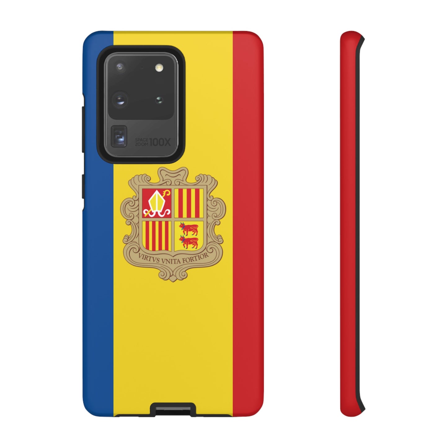 Andorra Flag Phone Case | iPhone 15 Plus/ Pro, 14, 13, 12| Google Pixel 7, Pro, 5| Samsung Galaxy S23 All Major Phone Models