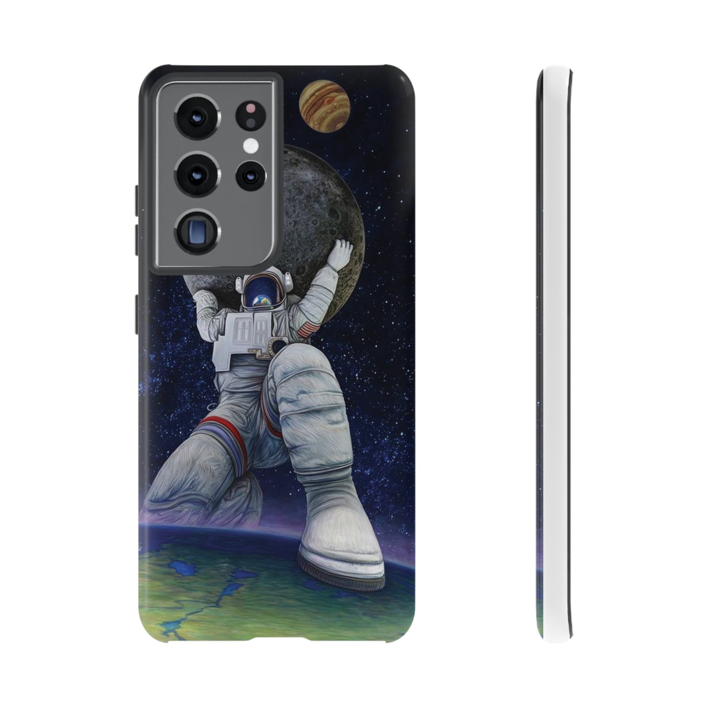 Astronaut Holding The Moon Phone Case | iPhone 15 Plus/ Pro, 14, 13, 12| Google Pixel 7, Pro, 5| Samsung Galaxy S23 All Major Phone Models