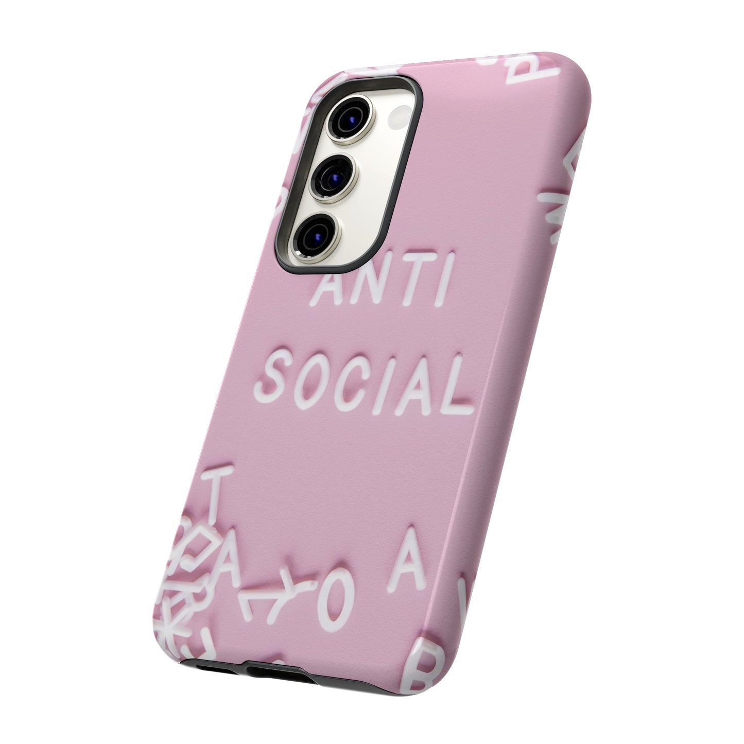 Anti Social Phone Case | iPhone 15 Plus/ Pro, 14, 13, 12| Google Pixel 7, Pro, 5| Samsung Galaxy S23 All Major Phone Models