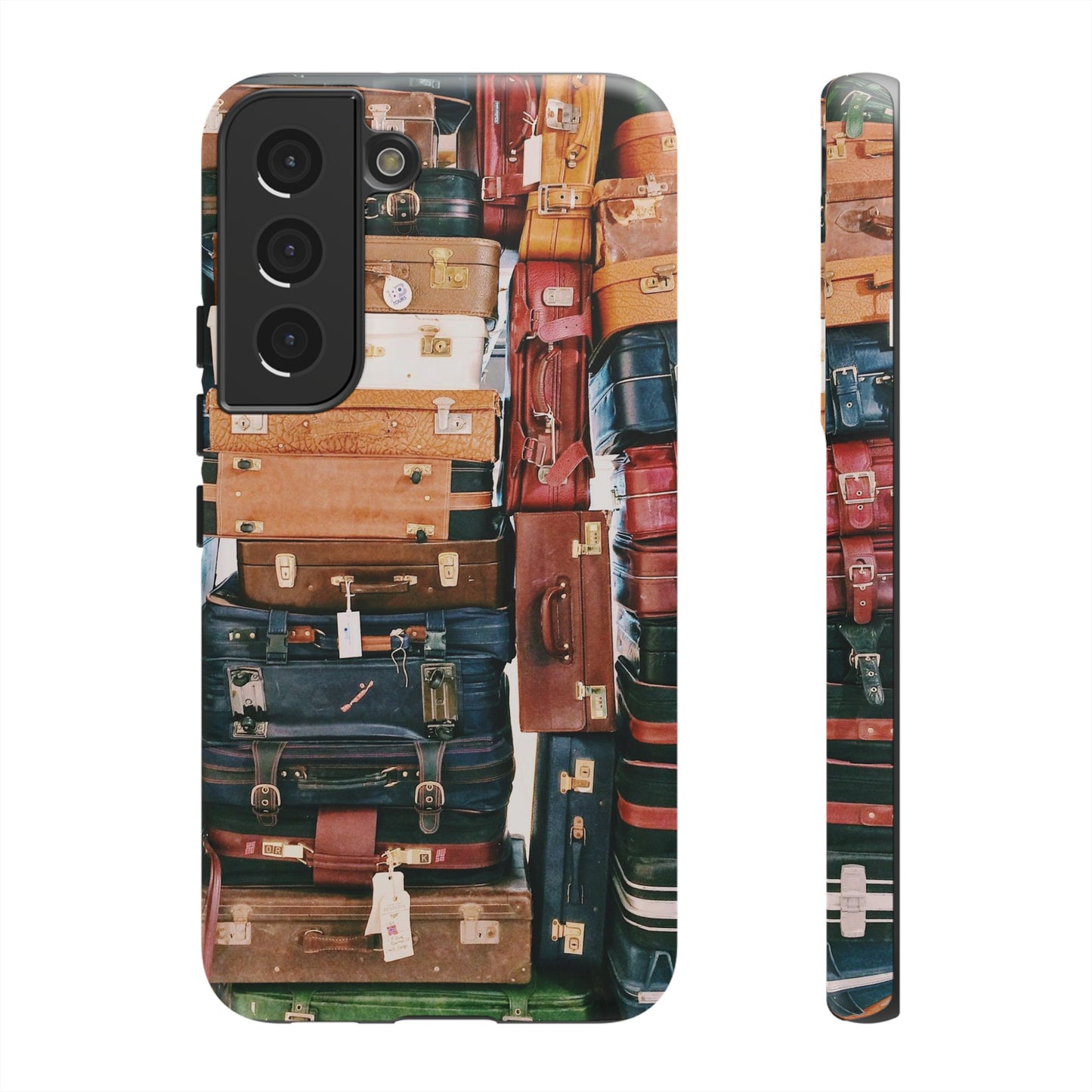 Suitcase Wallpaper Phone Case | iPhone 15 Plus/ Pro, 14, 13, 12| Google Pixel 7, Pro, 5| Samsung Galaxy S23 All Major Phone Models