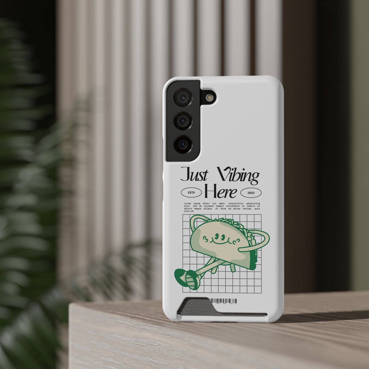 Just Vibing Here Phone Case | iPhone 15 Plus/ Pro, 14, 13, 12|Samsung Galaxy Models