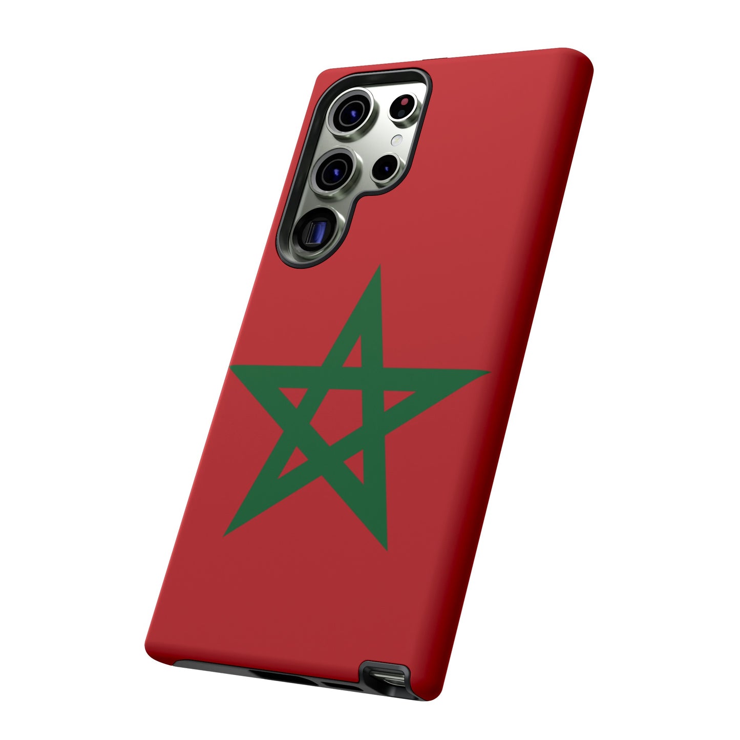 Morocco Flag Phone Case | iPhone 15 Plus/ Pro, 14, 13, 12| Google Pixel 7, Pro, 5| Samsung Galaxy S23 All Major Phone Models