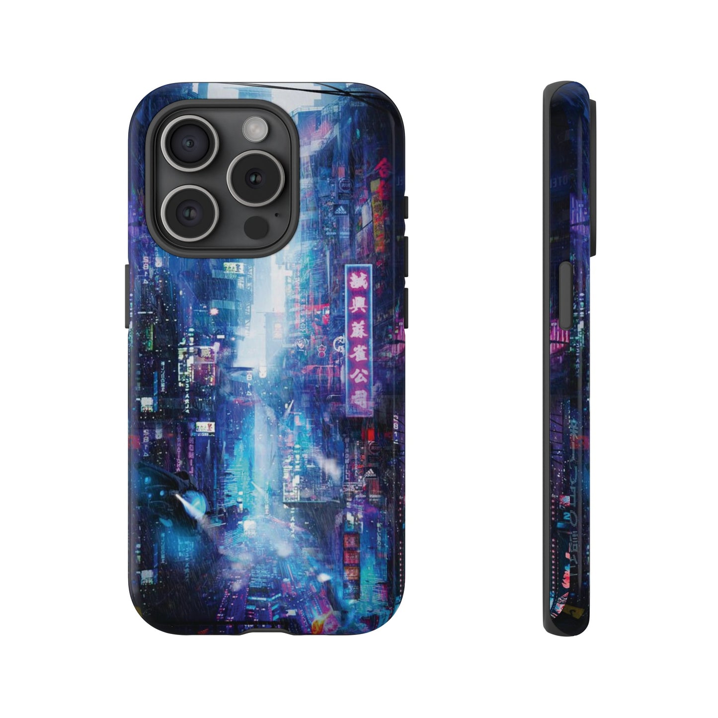 Night Life Futuristic City Wallpaper Phone Case | iPhone 15 Plus/ Pro, 14, 13, 12| Google Pixel 7, Pro, 5| Samsung Galaxy S23 All Major Phone Models