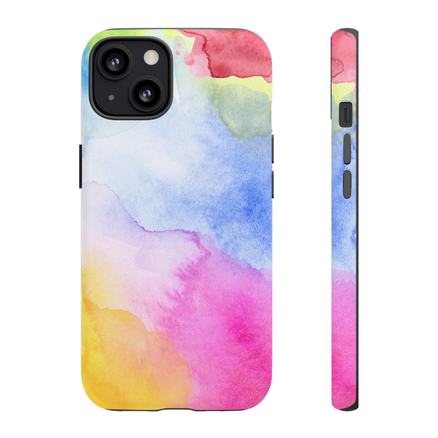 Watercolour Rainbow Phone Case | iPhone 15 Plus/ Pro, 14, 13, 12| Google Pixel 7, Pro, 5| Samsung Galaxy S23 All Major Phone Models