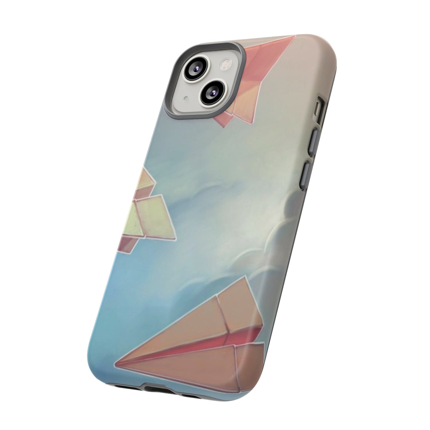 Paper Plane Wallpaper Phone Case | iPhone 15 Plus/ Pro, 14, 13, 12| Google Pixel 7, Pro, 5| Samsung Galaxy S23 All Major Phone Models