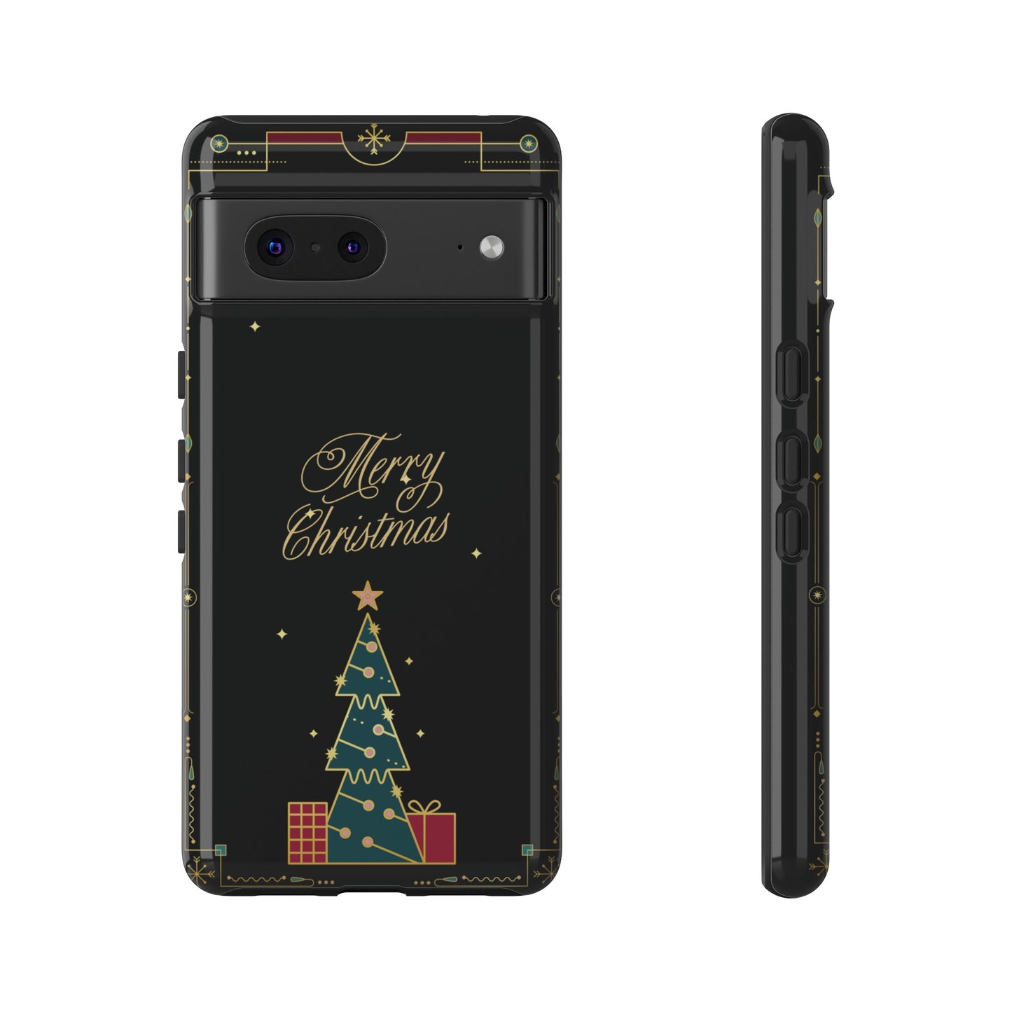 Christmas Tree Wallpaper Phone Case | iPhone 15 Plus/ Pro, 14, 13, 12| Google Pixel 7, Pro, 5| Samsung Galaxy S23 All Major Phone Models