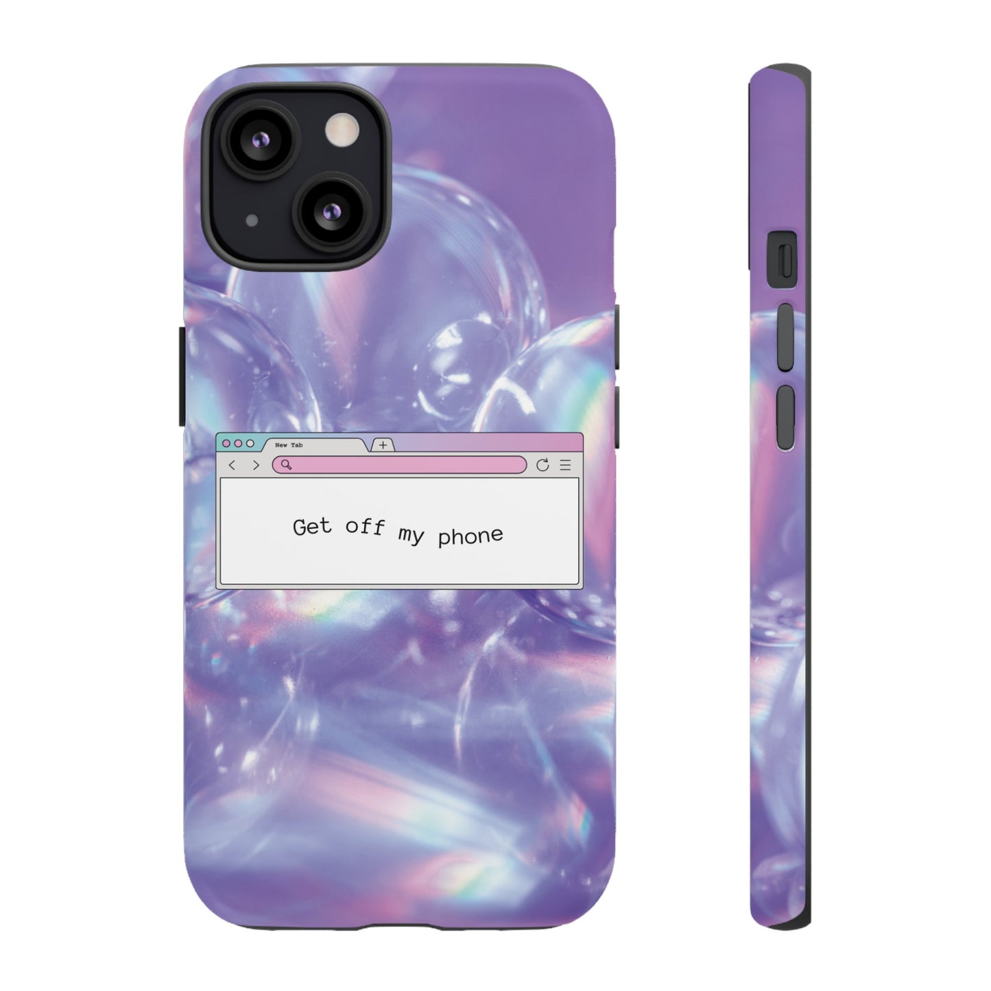 Get Off My Phone Wallpaper Phone Case | iPhone 15 Plus/ Pro, 14, 13, 12| Google Pixel 7, Pro, 5| Samsung Galaxy S23 All Major Phone Models