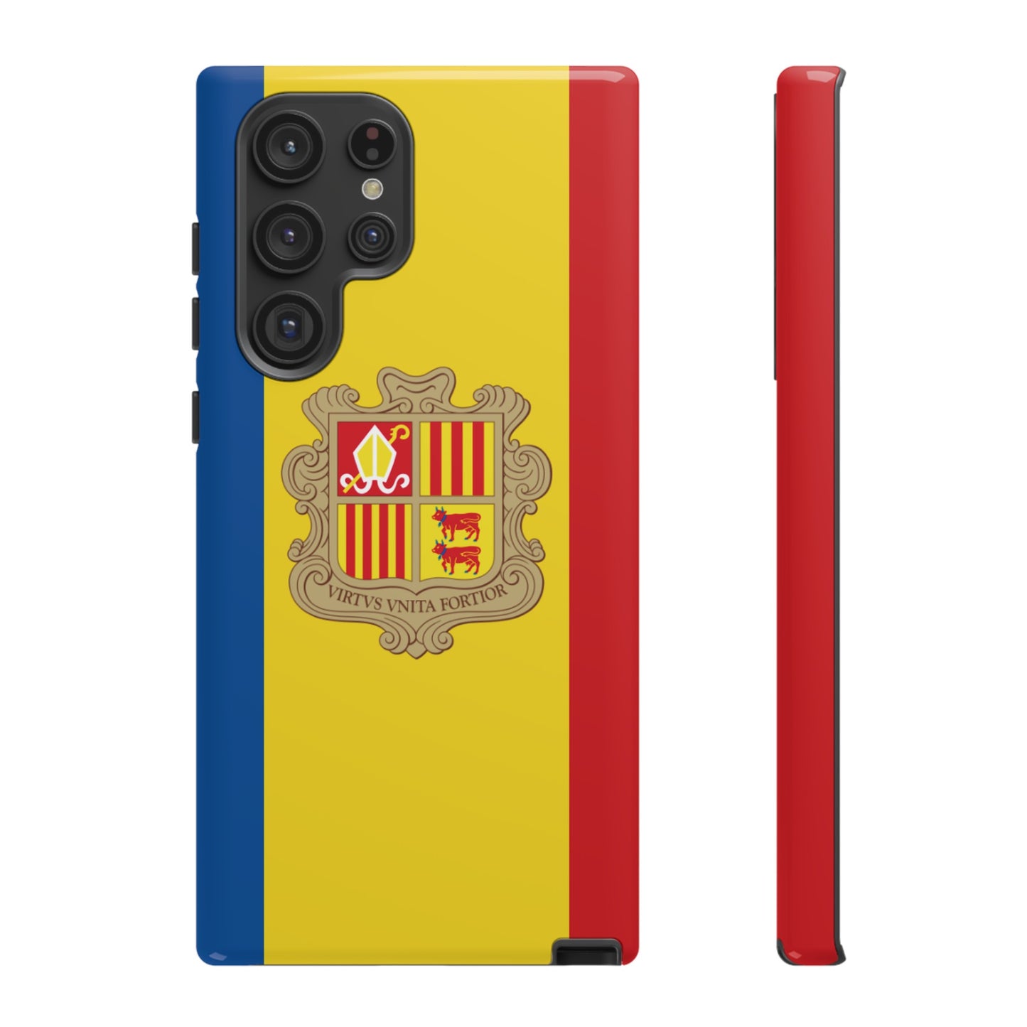 Andorra Flag Phone Case | iPhone 15 Plus/ Pro, 14, 13, 12| Google Pixel 7, Pro, 5| Samsung Galaxy S23 All Major Phone Models