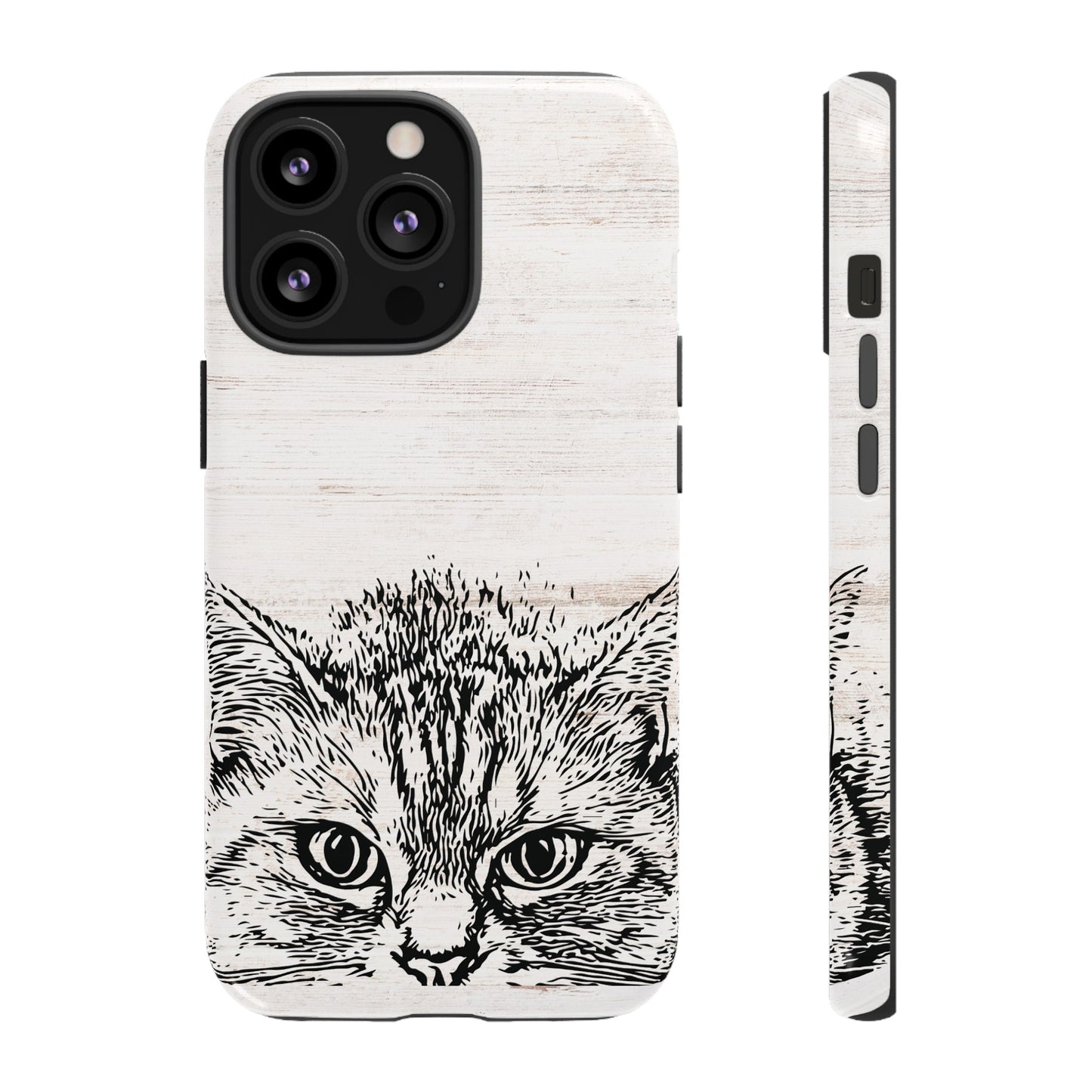 Close- Up Cat Wallpaper Phone Case | iPhone 15 Plus/ Pro, 14, 13, 12| Google Pixel 7, Pro, 5| Samsung Galaxy S23 All Major Phone Models