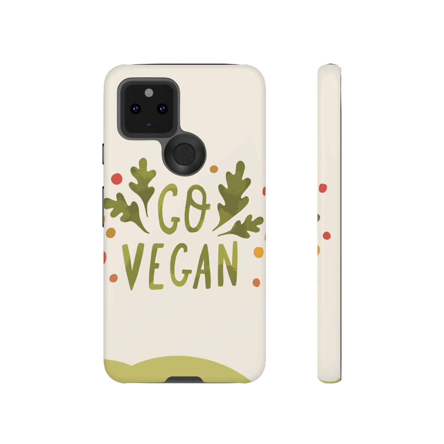 Go Vegan Wallpaper Phone Case | iPhone 15 Plus/ Pro, 14, 13, 12| Google Pixel 7, Pro, 5| Samsung Galaxy S23 All Major Phone Models