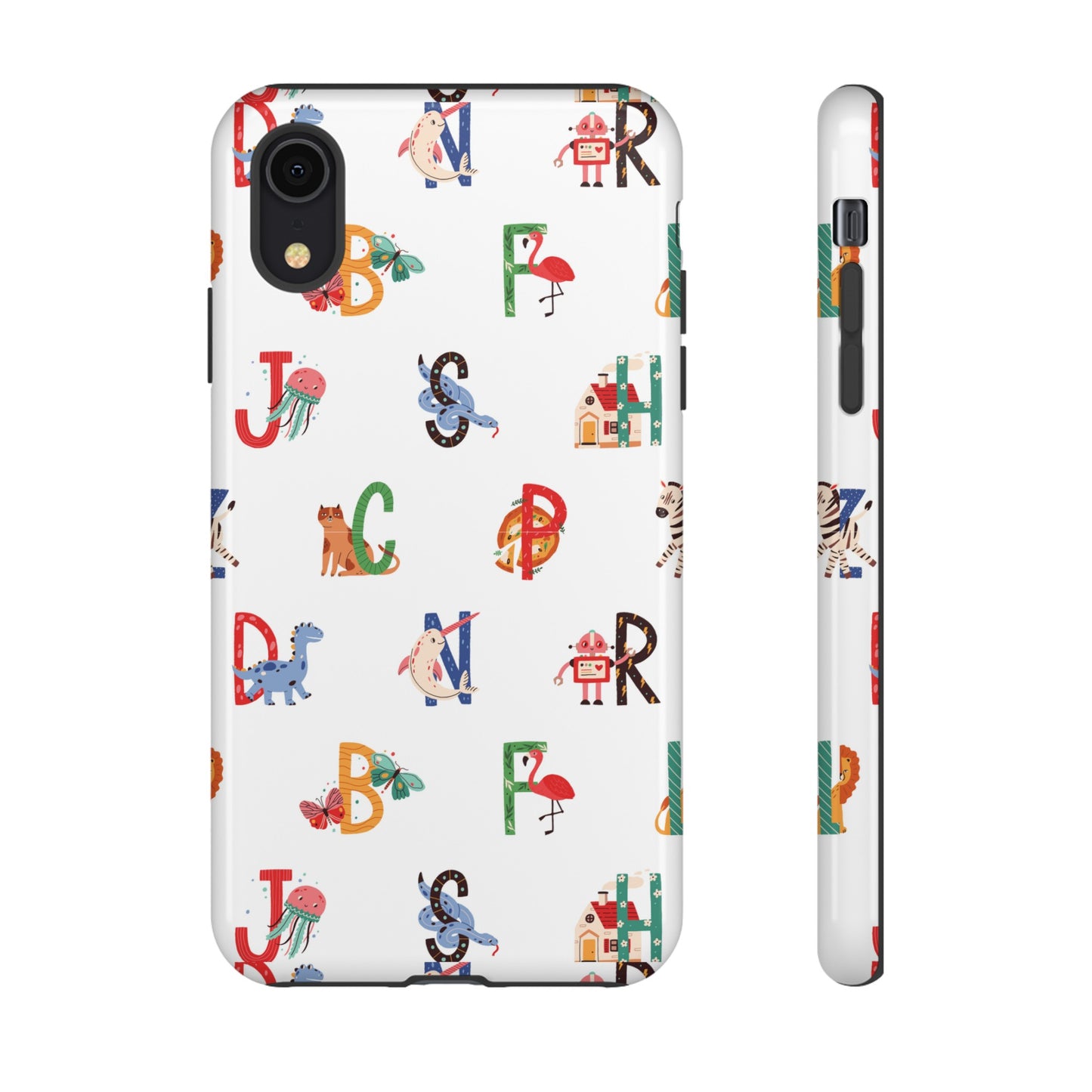 Alphabet Wallpaper Phone Case| iPhone 15 Plus/ Pro, 14, 13, 12| Google Pixel 7, Pro, 5| Samsung Galaxy S23 All Major Phone Models