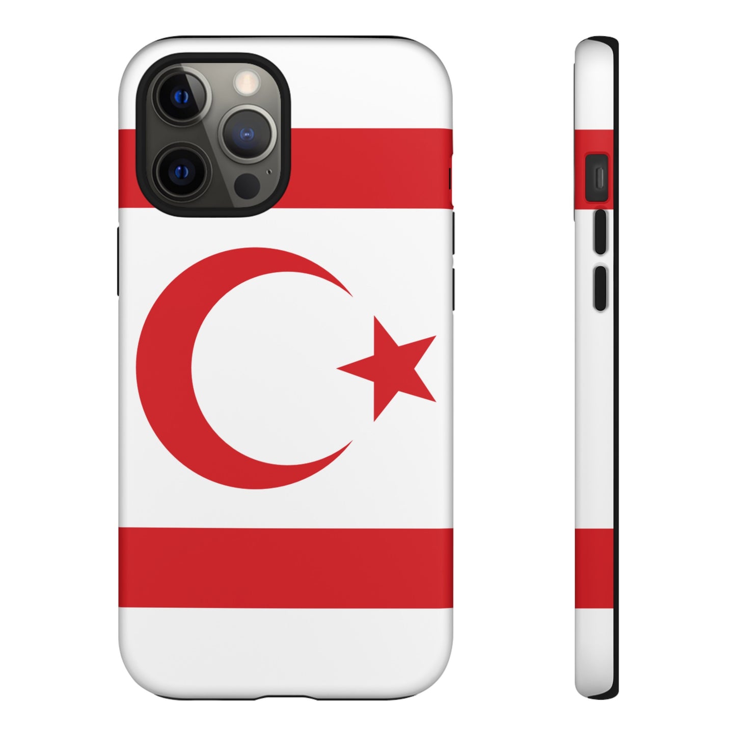 Northern Cyprus Flag Phone Case | iPhone 15 Plus/ Pro, 14, 13, 12| Google Pixel 7, Pro, 5| Samsung Galaxy S23 All Major Phone Models