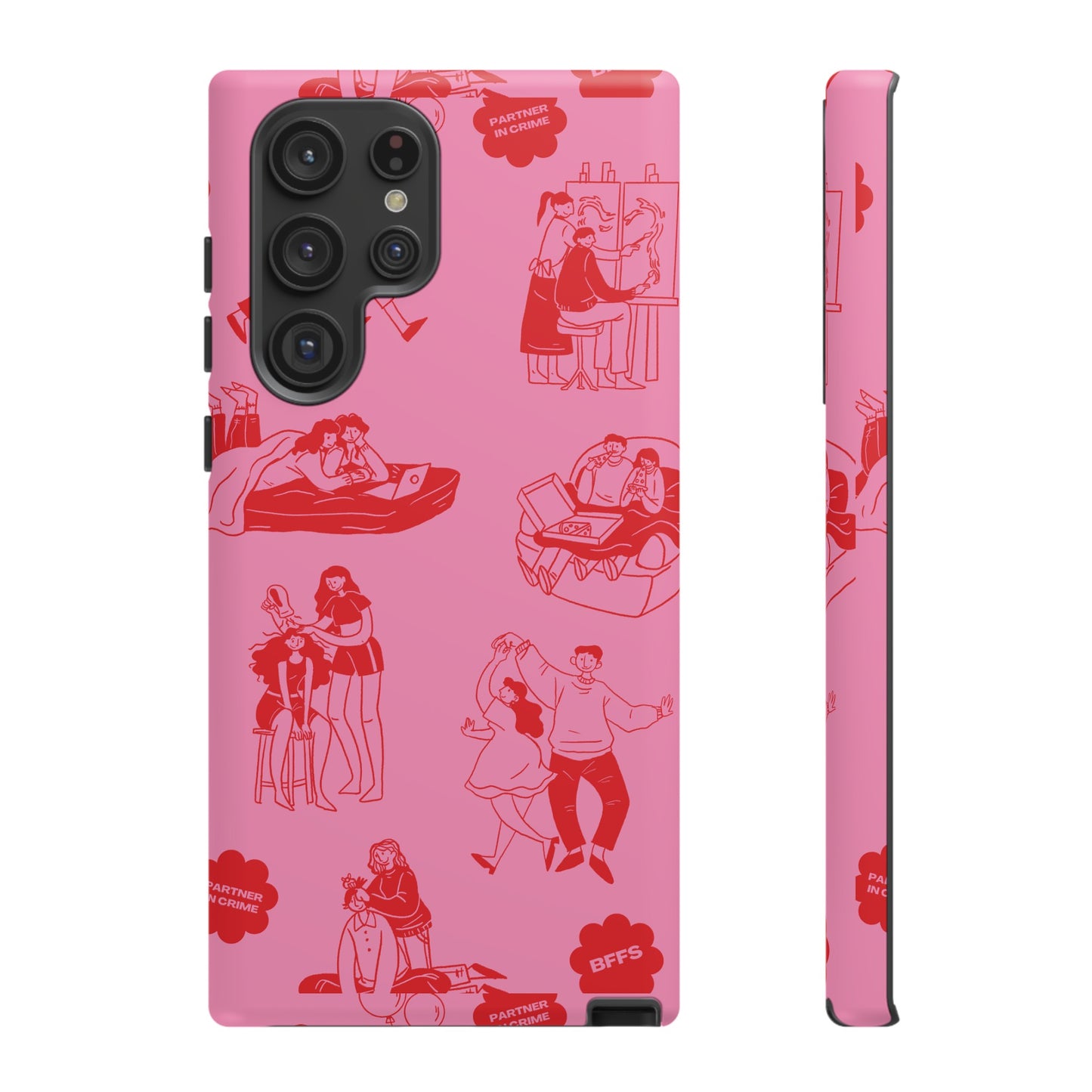 Pink Valentine's Day Wallpaper Phone Case | iPhone 15 Plus/ Pro, 14, 13, 12| Google Pixel 7, Pro, 5| Samsung Galaxy S23 All Major Phone Models