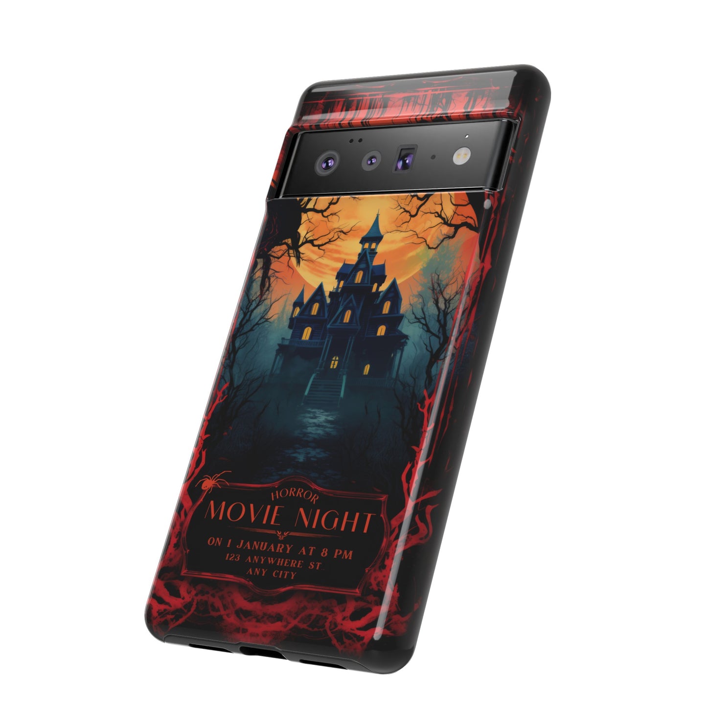 Horror Movie Night Phone Case | iPhone 15 Plus/ Pro, 14, 13, 12| Google Pixel 7, Pro, 5| Samsung Galaxy S23 All Major Phone Models