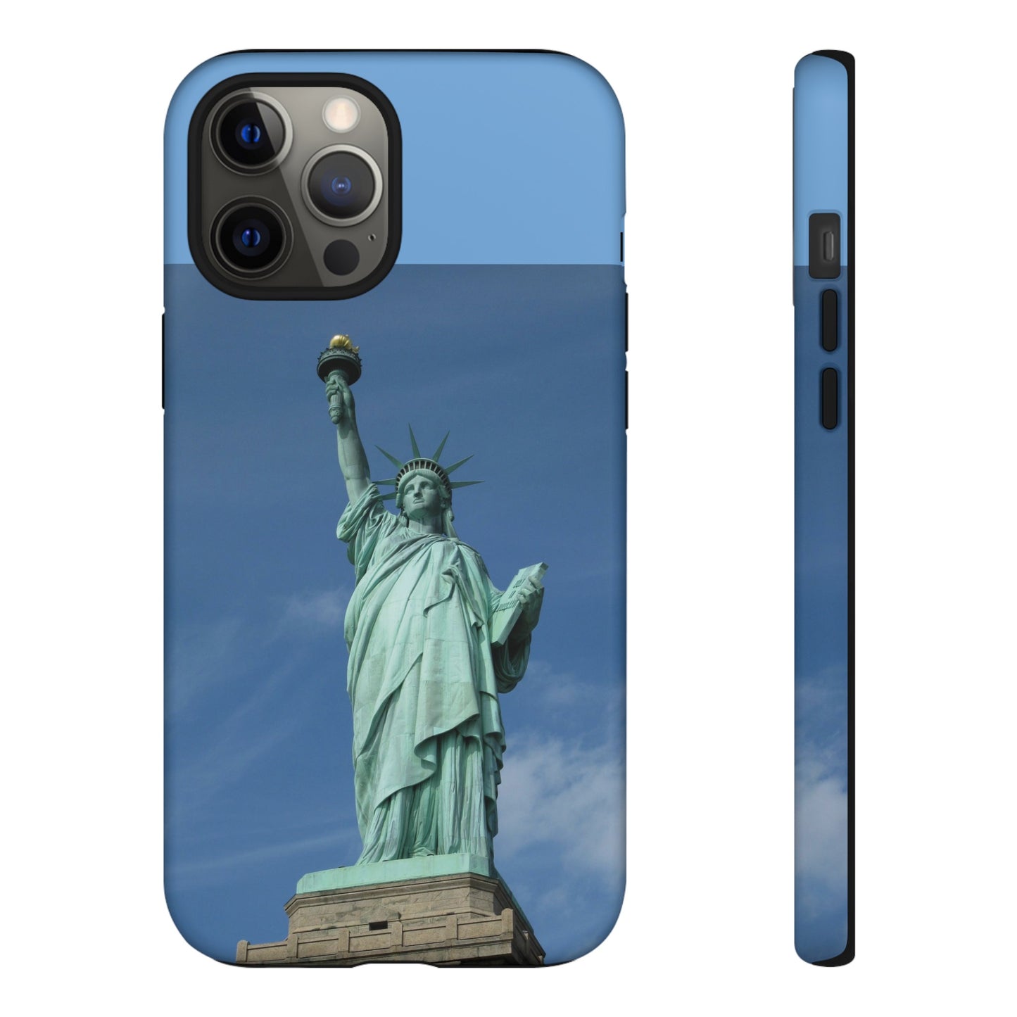 Statue Of Liberty Wallpaper Phone Case | iPhone 15 Plus/ Pro, 14, 13, 12| Google Pixel 7, Pro, 5| Samsung Galaxy S23 All Major Phone Models