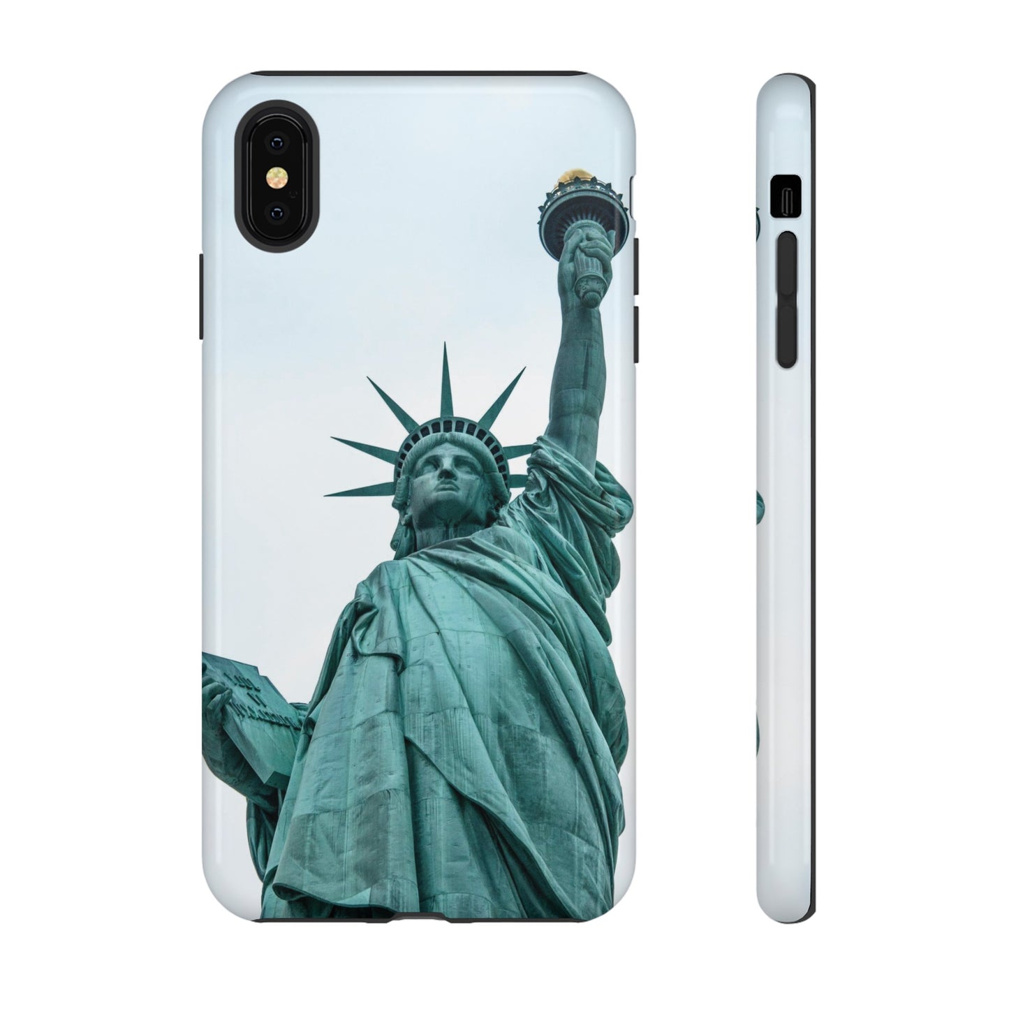 Statue of Liberty Wallpaper Phone Case | iPhone 15 Plus/ Pro, 14, 13, 12| Google Pixel 7, Pro, 5| Samsung Galaxy S23 All Major Phone Models