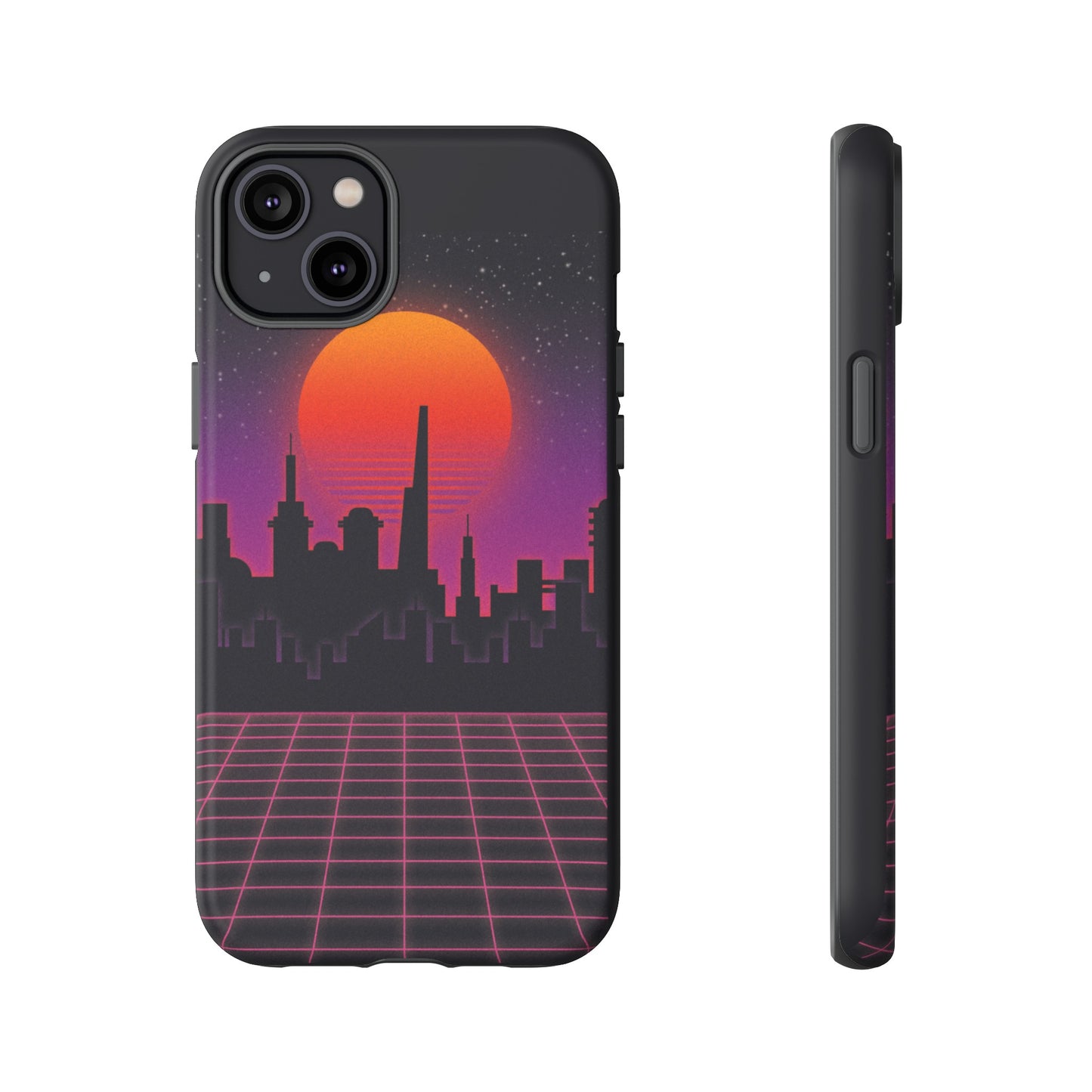 Retro City Phone Case | iPhone 15 Plus/ Pro, 14, 13, 12| Google Pixel 7, Pro, 5| Samsung Galaxy S23 All Major Phone Models