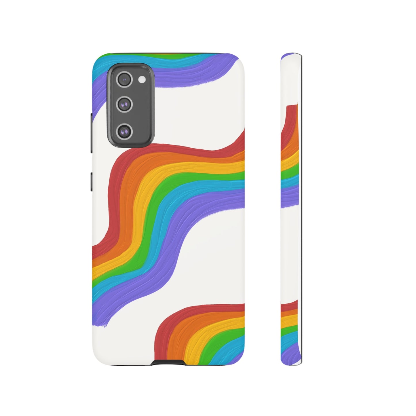 Rainbow Wallpaper Phone Case | iPhone 15 Plus/ Pro, 14, 13, 12| Google Pixel 7, Pro, 5| Samsung Galaxy S23 All Major Phone Models