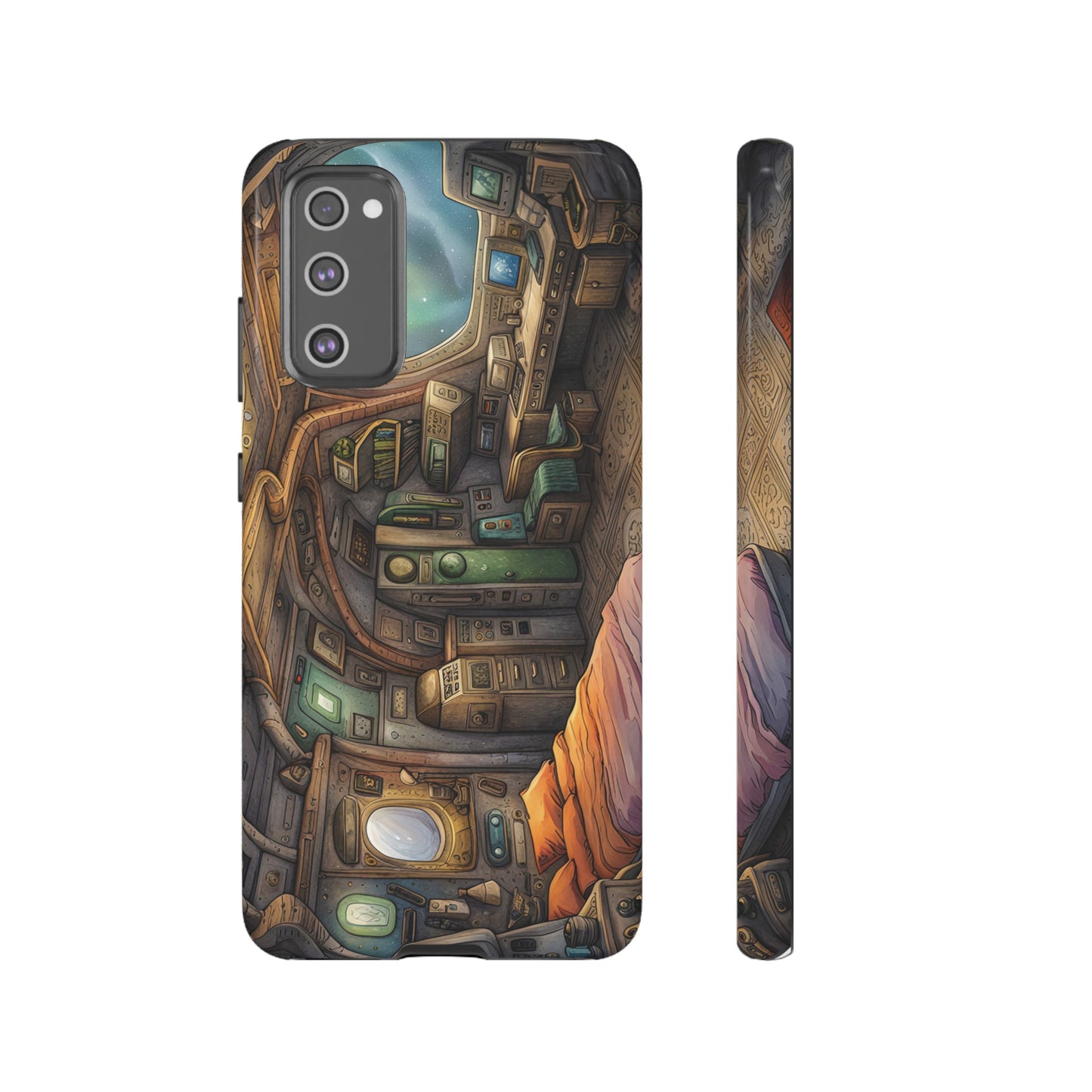 Cosy Spaceship Wallpaper Phone Case | iPhone 15 Plus/ Pro, 14, 13, 12| Google Pixel 7, Pro, 5| Samsung Galaxy S23 All Major Phone Models