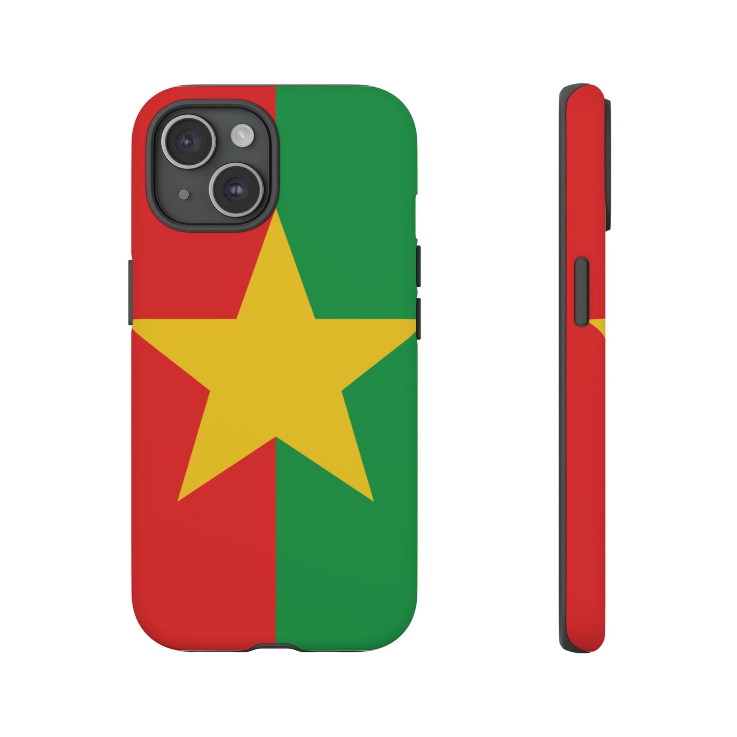 Burkina Faso Flag Phone Case | iPhone 15 Plus/ Pro, 14, 13, 12| Google Pixel 7, Pro, 5| Samsung Galaxy S23 All Major Phone Models