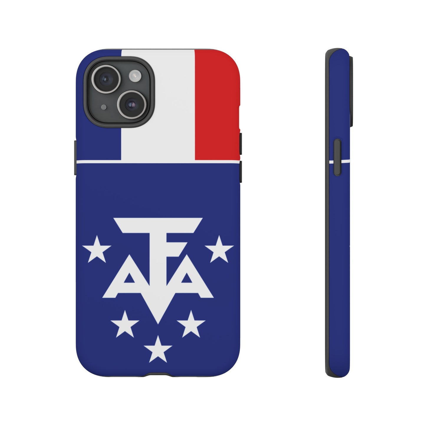 French Southern And Antarctic Lands Flag Phone Case | iPhone 15 Plus/ Pro, 14, 13, 12| Google Pixel 7, Pro, 5| Samsung Galaxy S23 All Major Phone Models