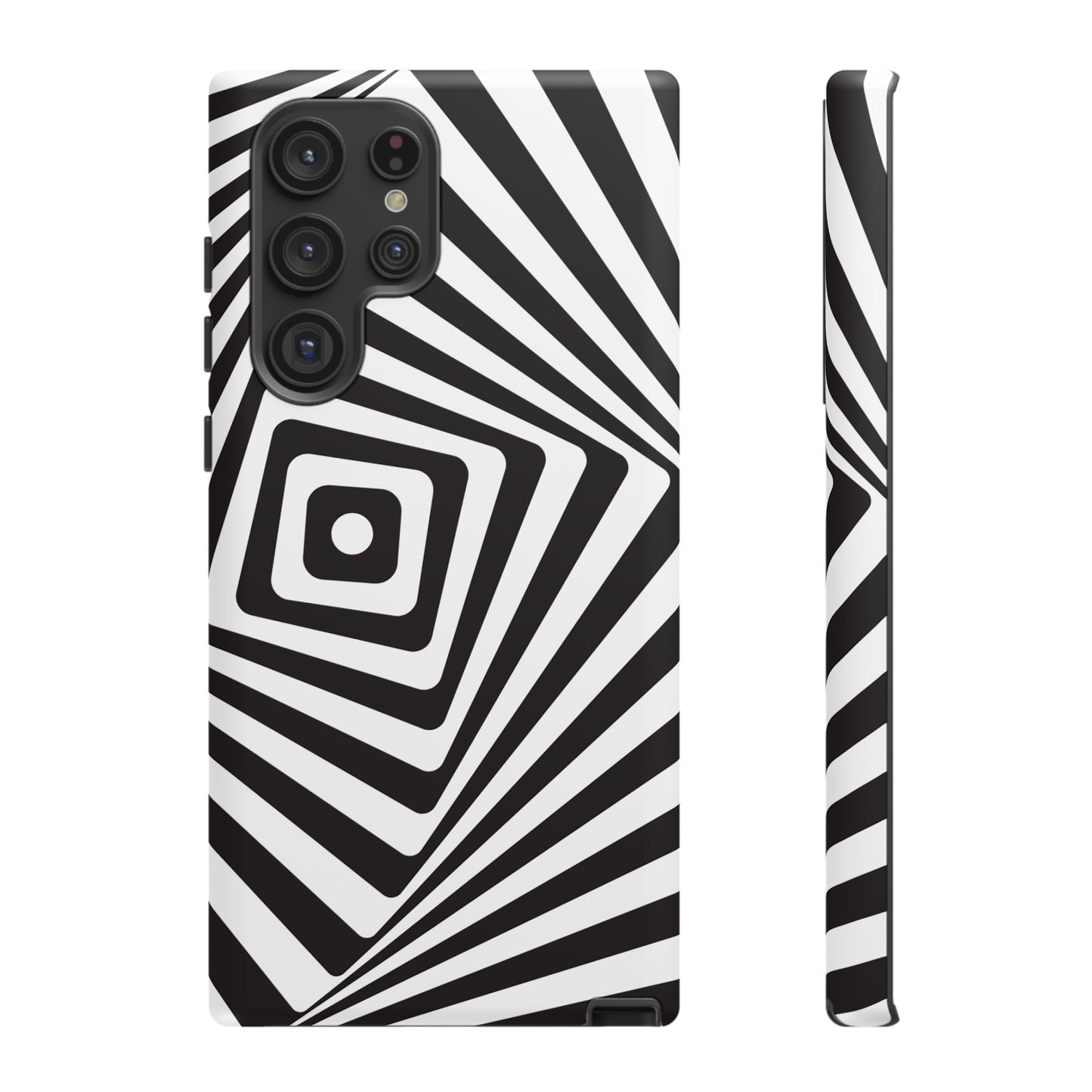 Black & White Spiral Wallpaper Phone Case | iPhone 15 Plus/ Pro, 14, 13, 12| Google Pixel 7, Pro, 5| Samsung Galaxy S23 All Major Phone Models