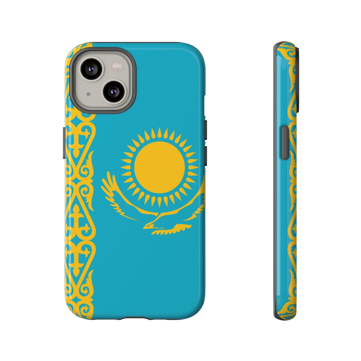 Kazakhstan Flag Phone Case | iPhone 15 Plus/ Pro, 14, 13, 12| Google Pixel 7, Pro, 5| Samsung Galaxy S23 All Major Phone Models