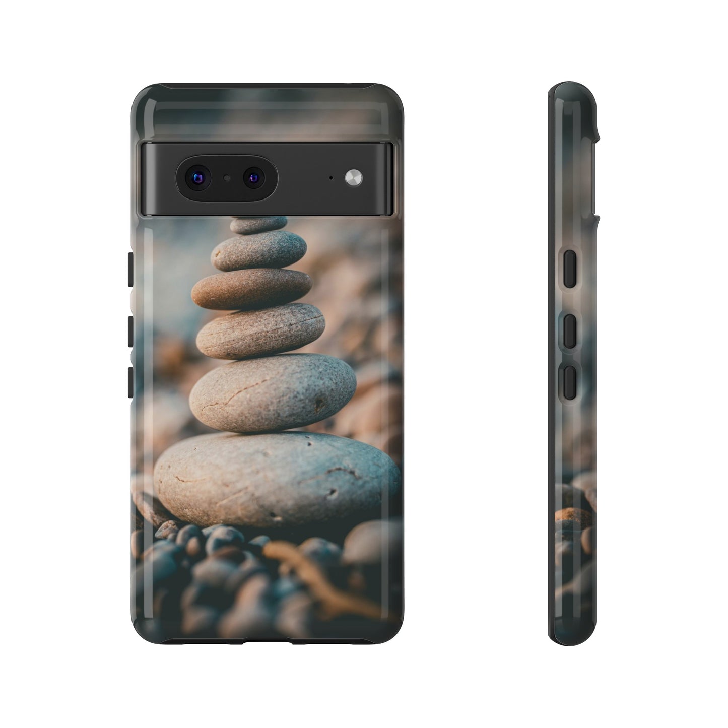 Rock Stack Wallpaper Phone Case | iPhone 15 Plus/ Pro, 14, 13, 12| Google Pixel 7, Pro, 5| Samsung Galaxy S23 All Major Phone Models