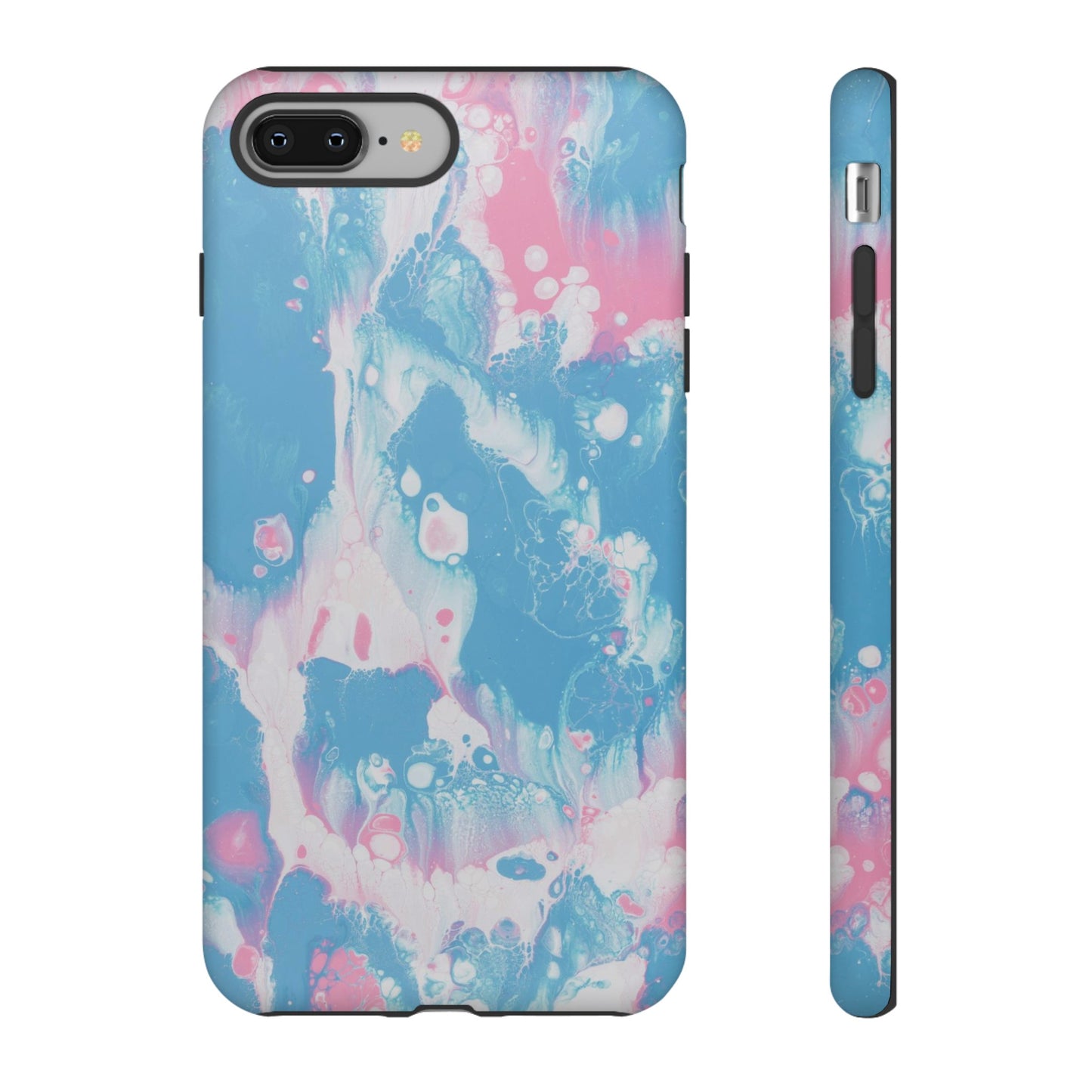 Baby Pink & Blue Resin Inspired Phone Case |iPhone 15 Plus/ Pro, 14, 13, 12|Google Pixel 7, Pro, 5|Samsung Galaxy S23 All Major Phone Models