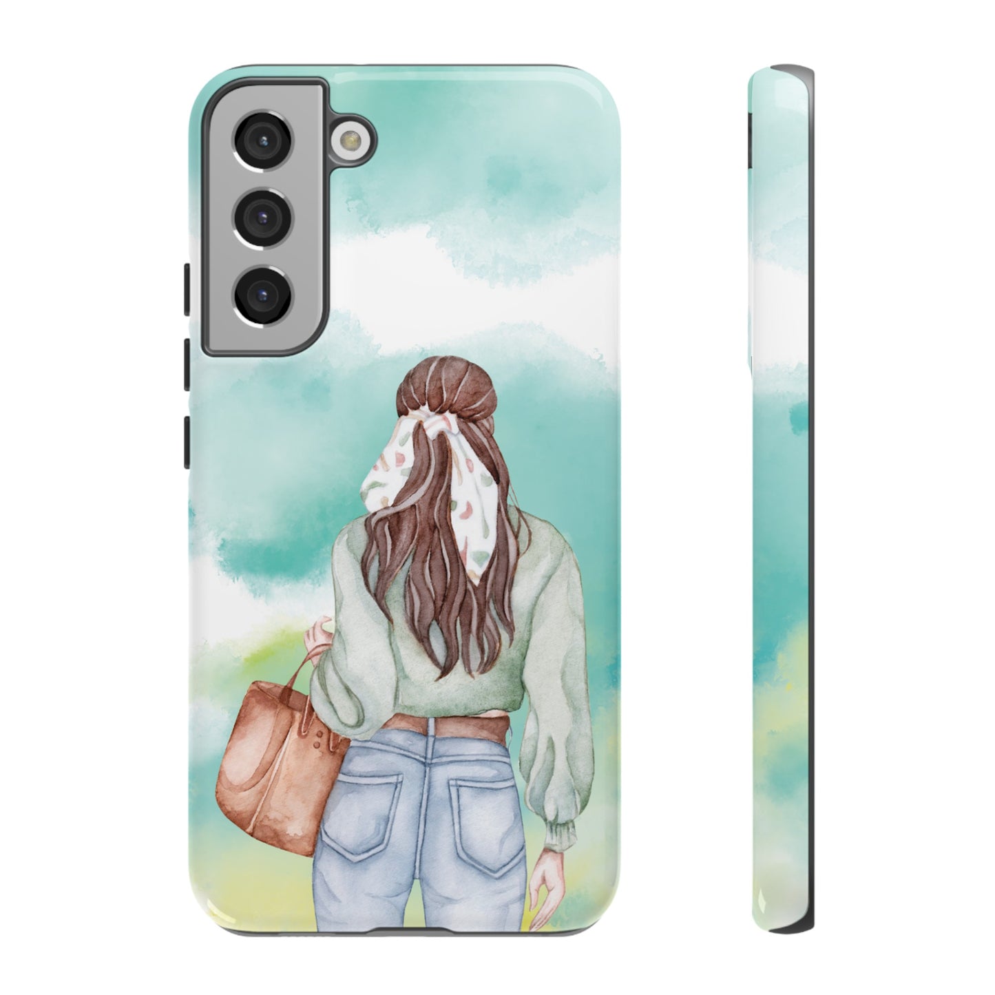 Girl Wallpaper Phone Case | iPhone 15 Plus/ Pro, 14, 13, 12| Google Pixel 7, Pro, 5| Samsung Galaxy S23 All Major Phone Models