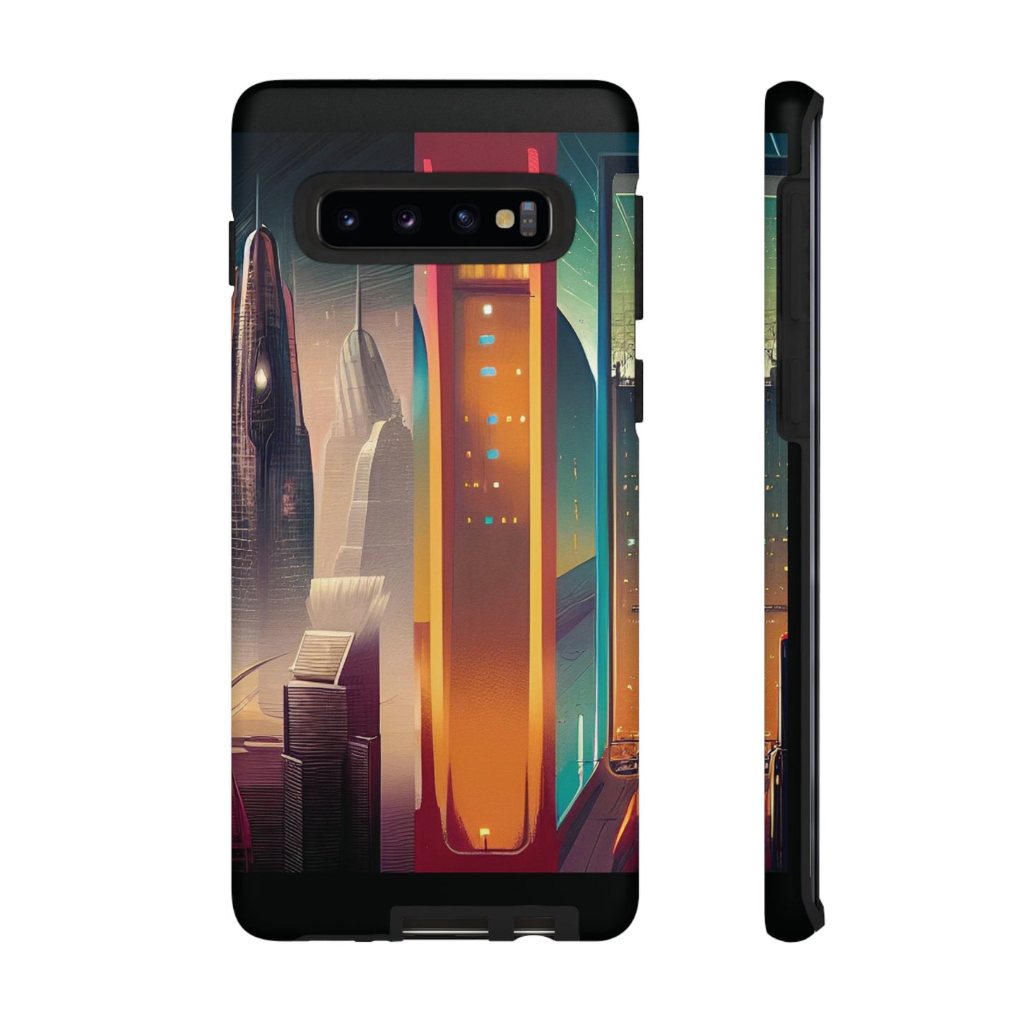 Sci-Fi  Buildings Wallpaper Phone Case | iPhone 15 Plus/ Pro, 14, 13, 12| Google Pixel 7, Pro, 5| Samsung Galaxy S23 All Major Phone Models