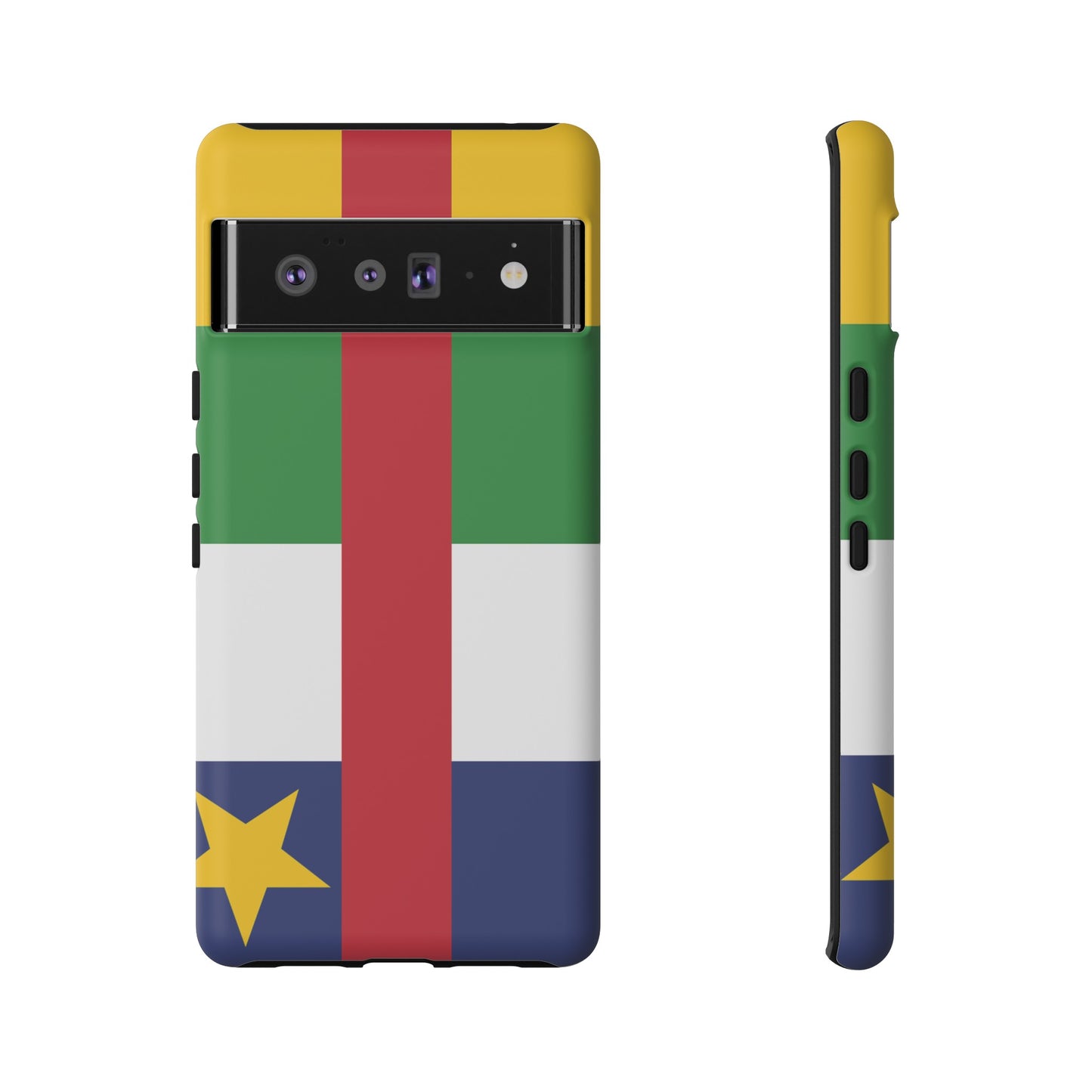 Central African Republic Flag Phone Case | iPhone 15 Plus/ Pro, 14, 13, 12| Google Pixel 7, Pro, 5| Samsung Galaxy S23 All Major Phone Models